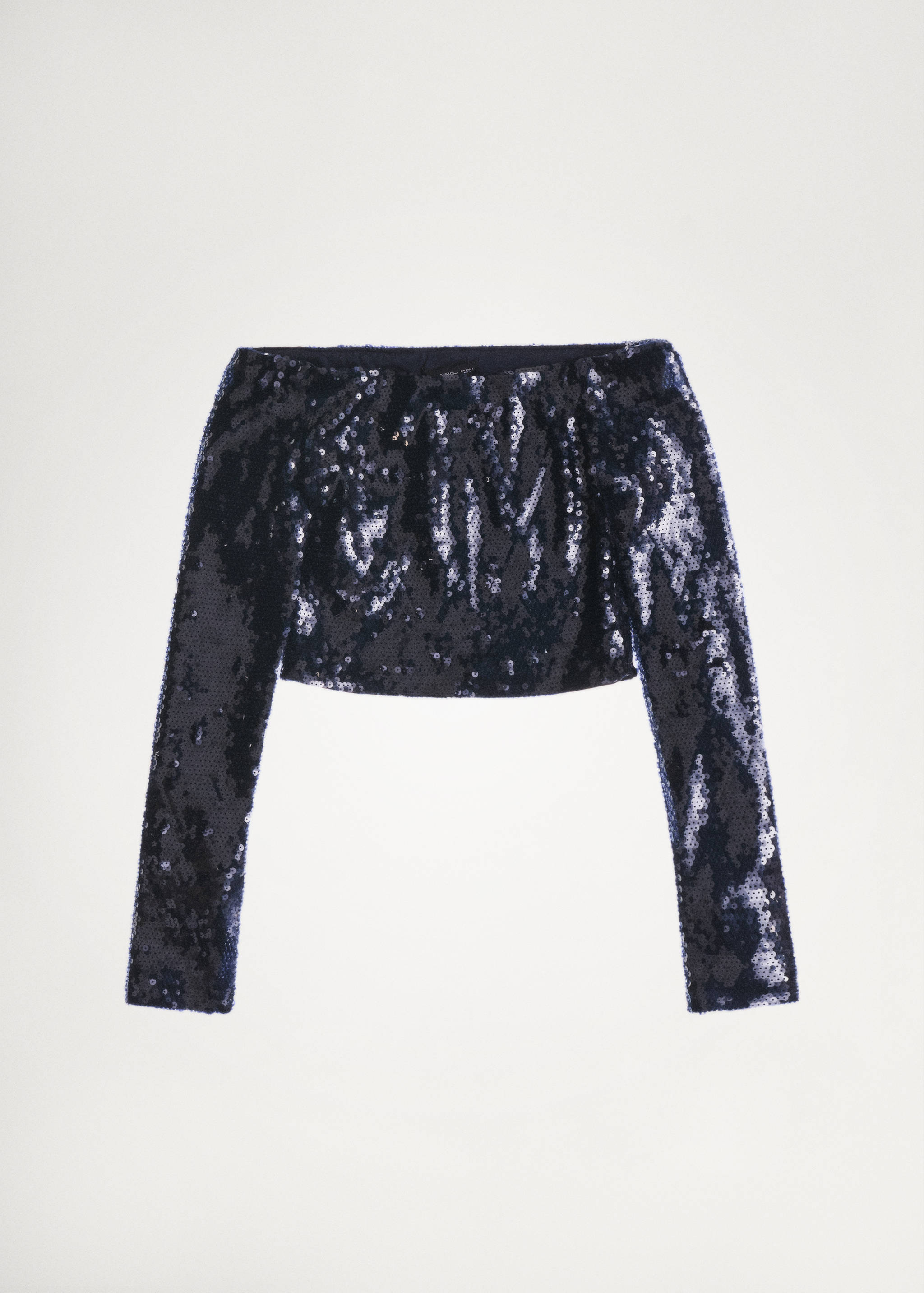 Блузка с пайетками и открытыми плечами - Деталь изделия 7