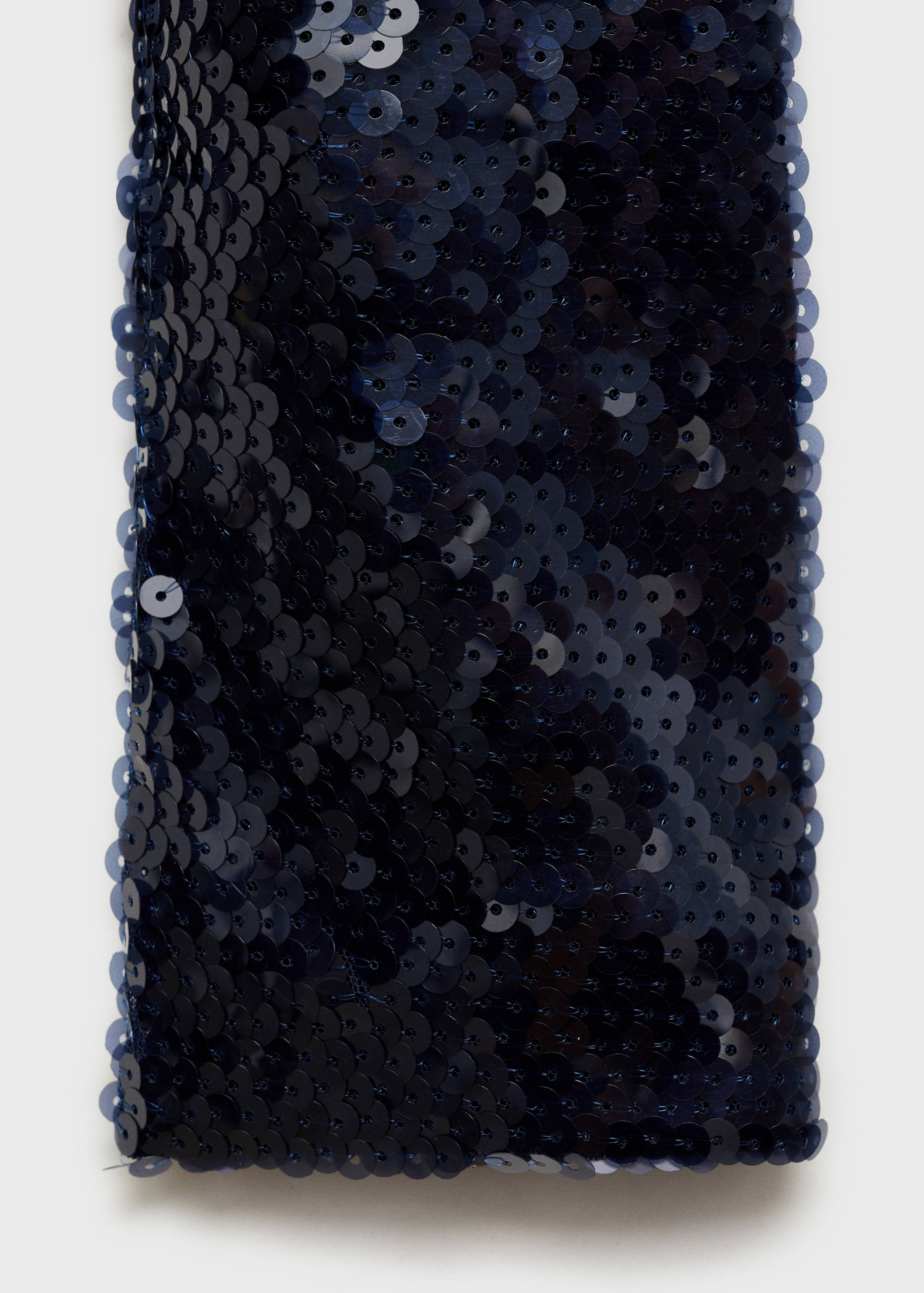 Блузка с пайетками и открытыми плечами - Деталь изделия 0