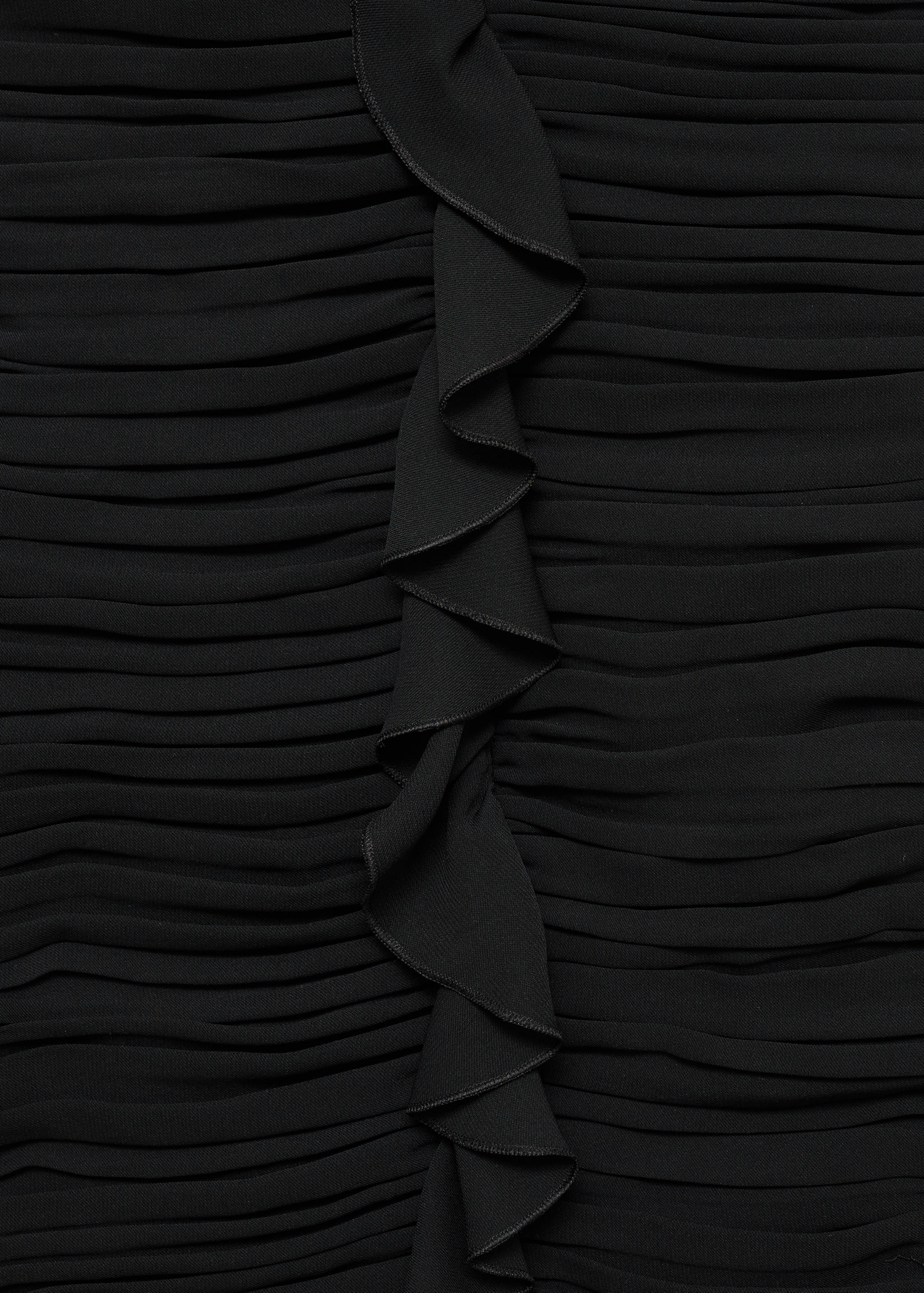 Halter-neck dress with ruffled details - Details of the article 8