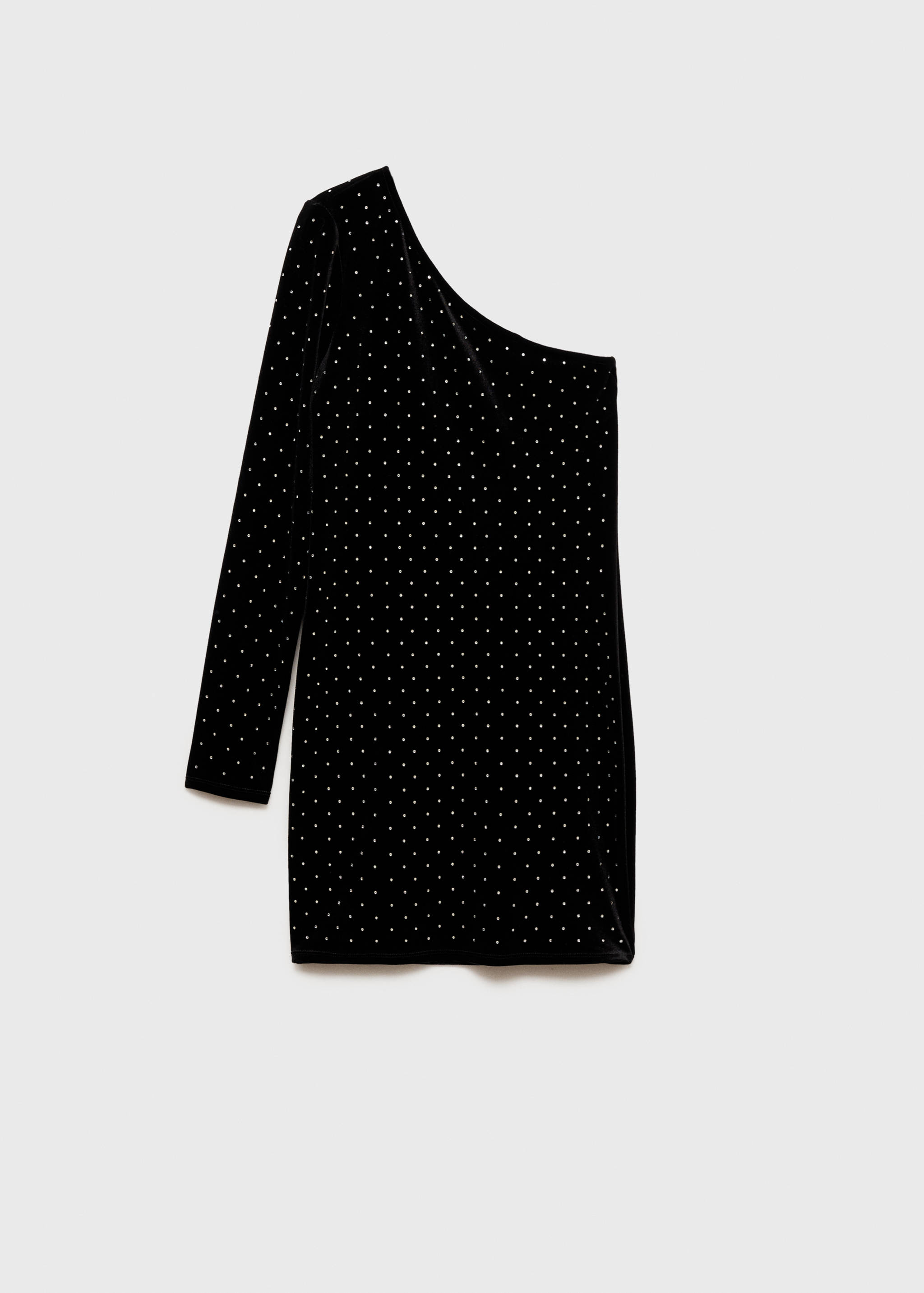 Asymmetrical rhinestone dress - Article without model