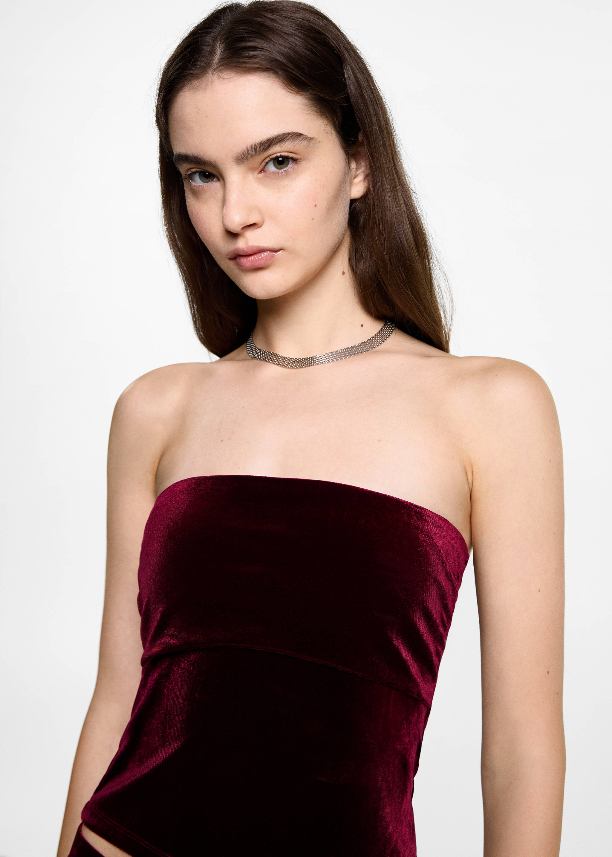 Top bandeau velours - Détail de l'article 1