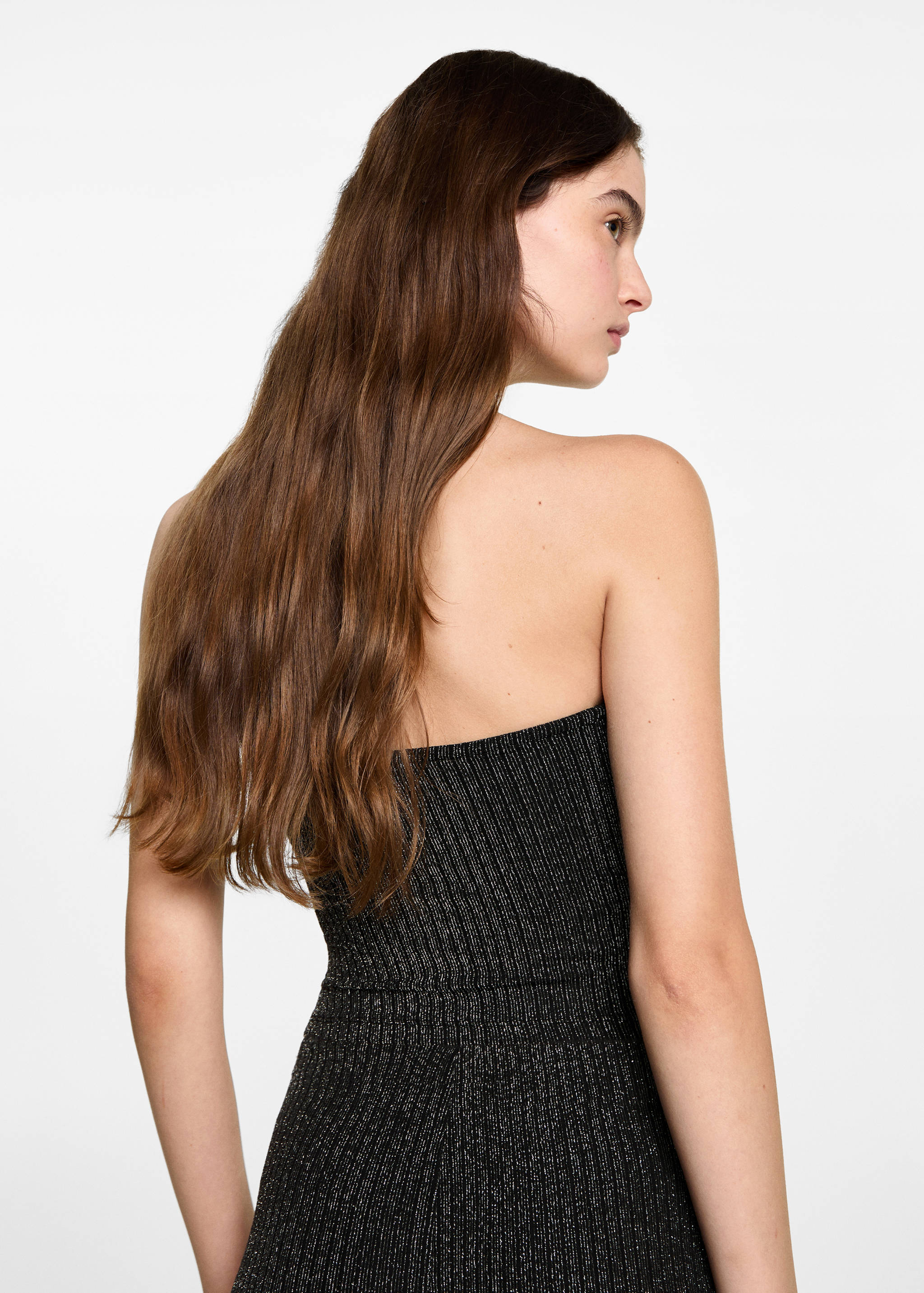 Lurex halter neck top - Reverse of the article