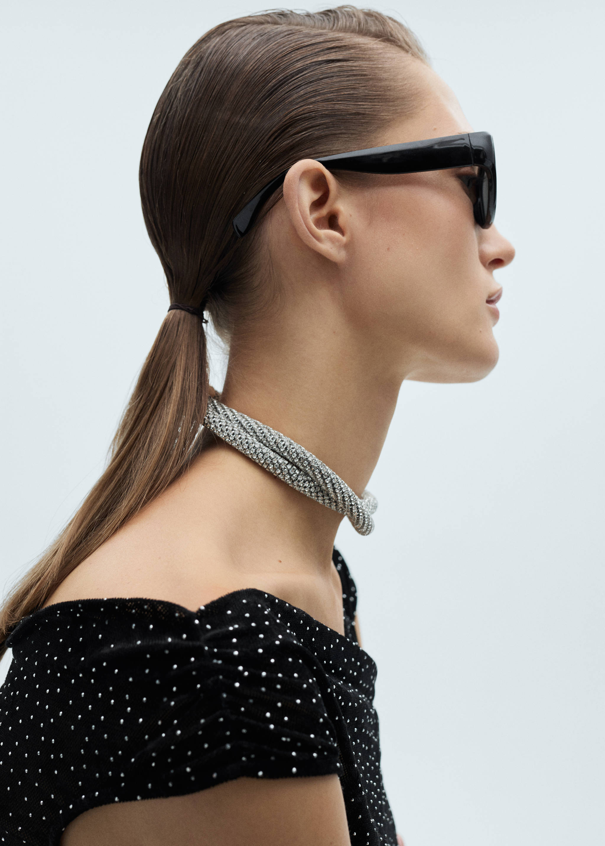 Strick-Top mit Strassdetail - Detail des Artikels 1