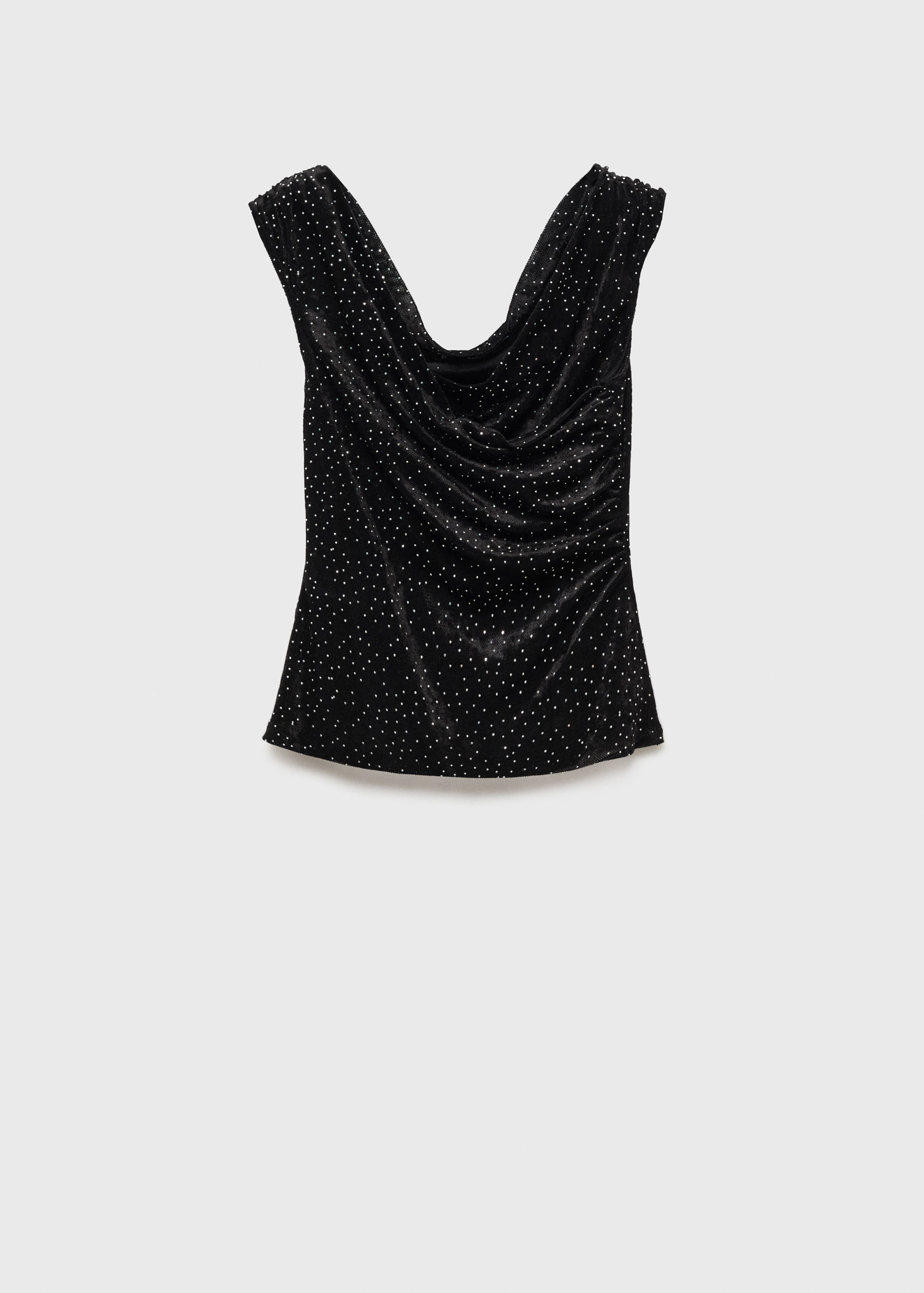 Strick-Top mit Strassdetail - Artikel ohne Model