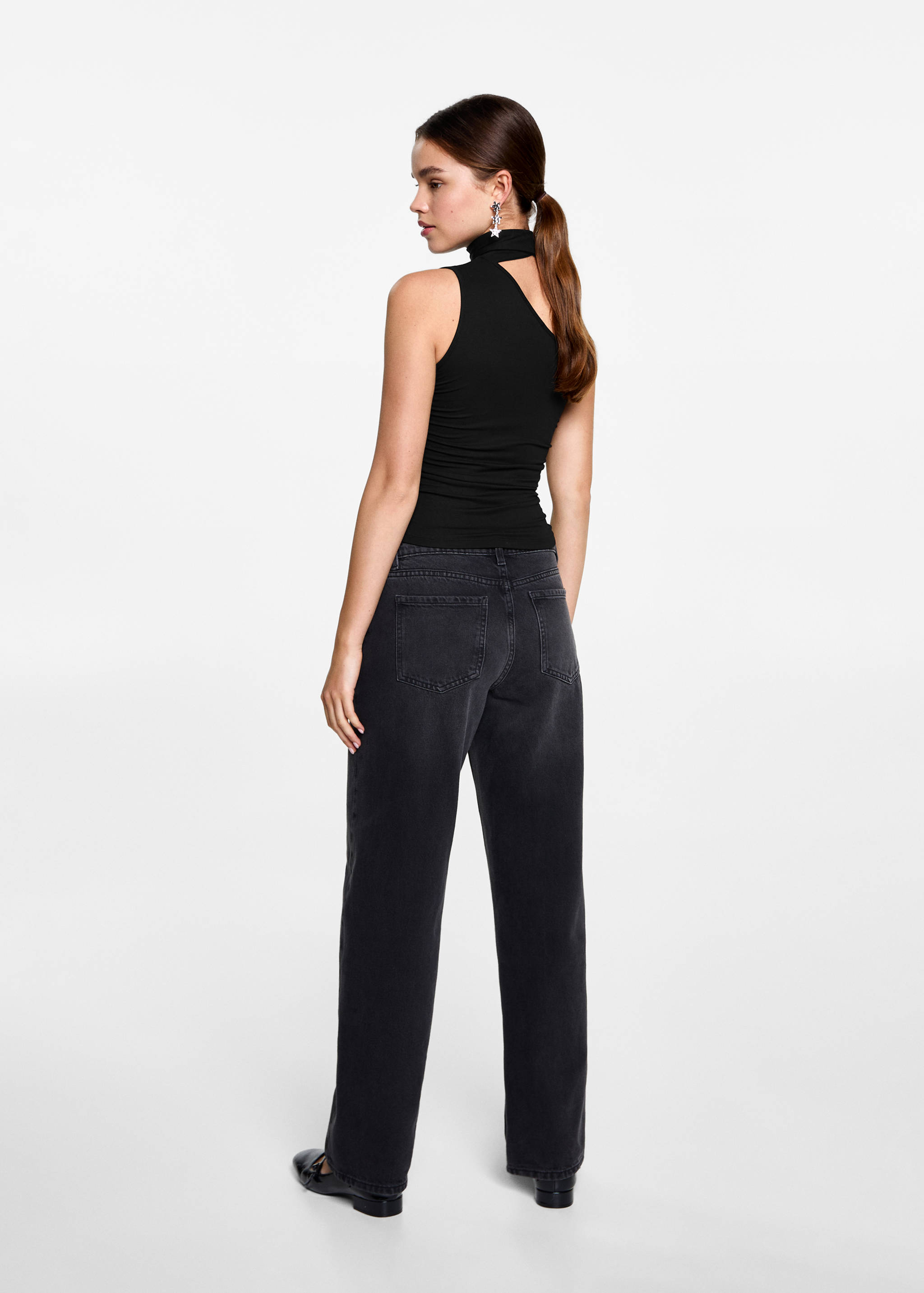 Asymmetrical laced top - Reverse of the article