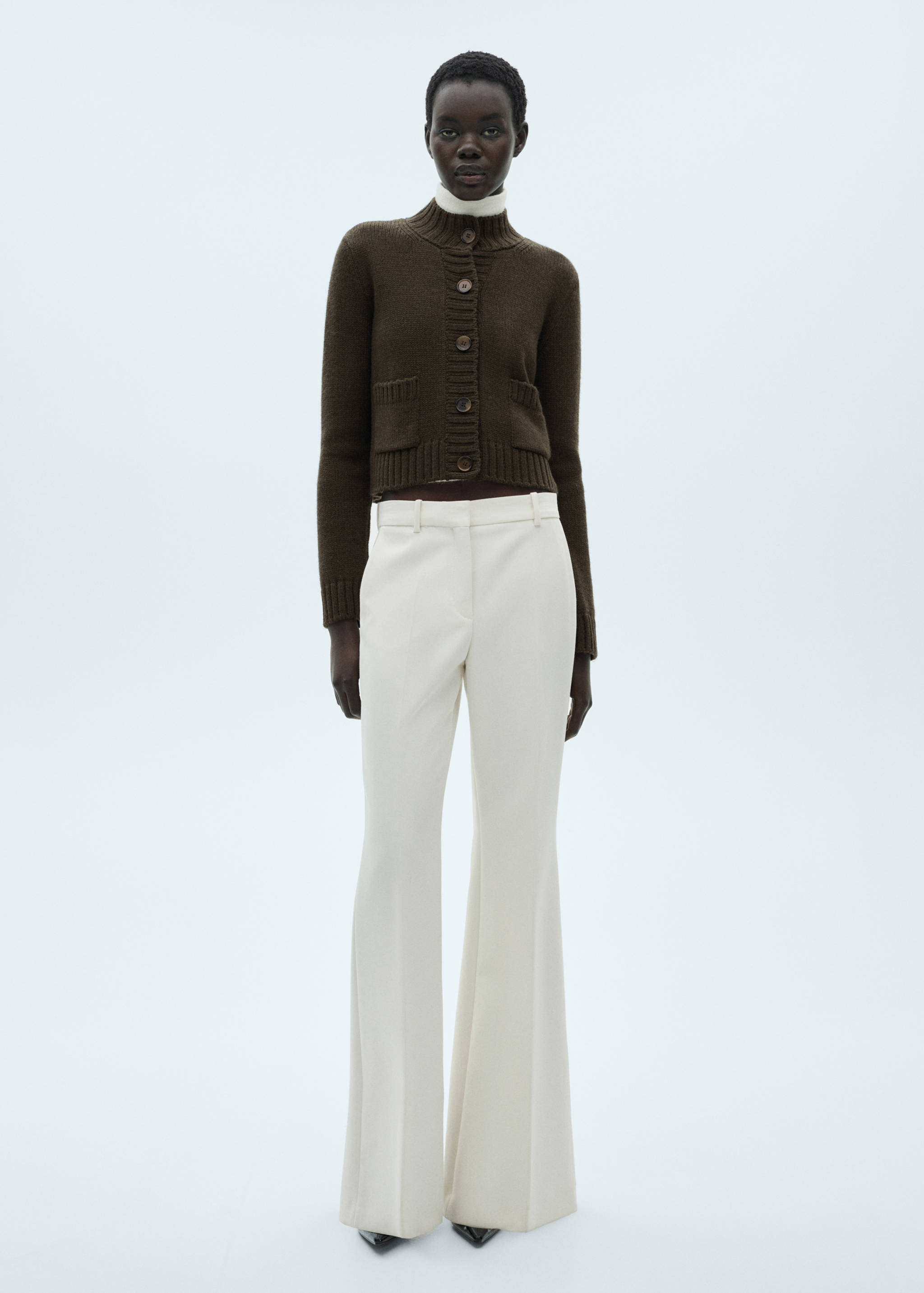 Cárdigan punto bolsillos - Plano general