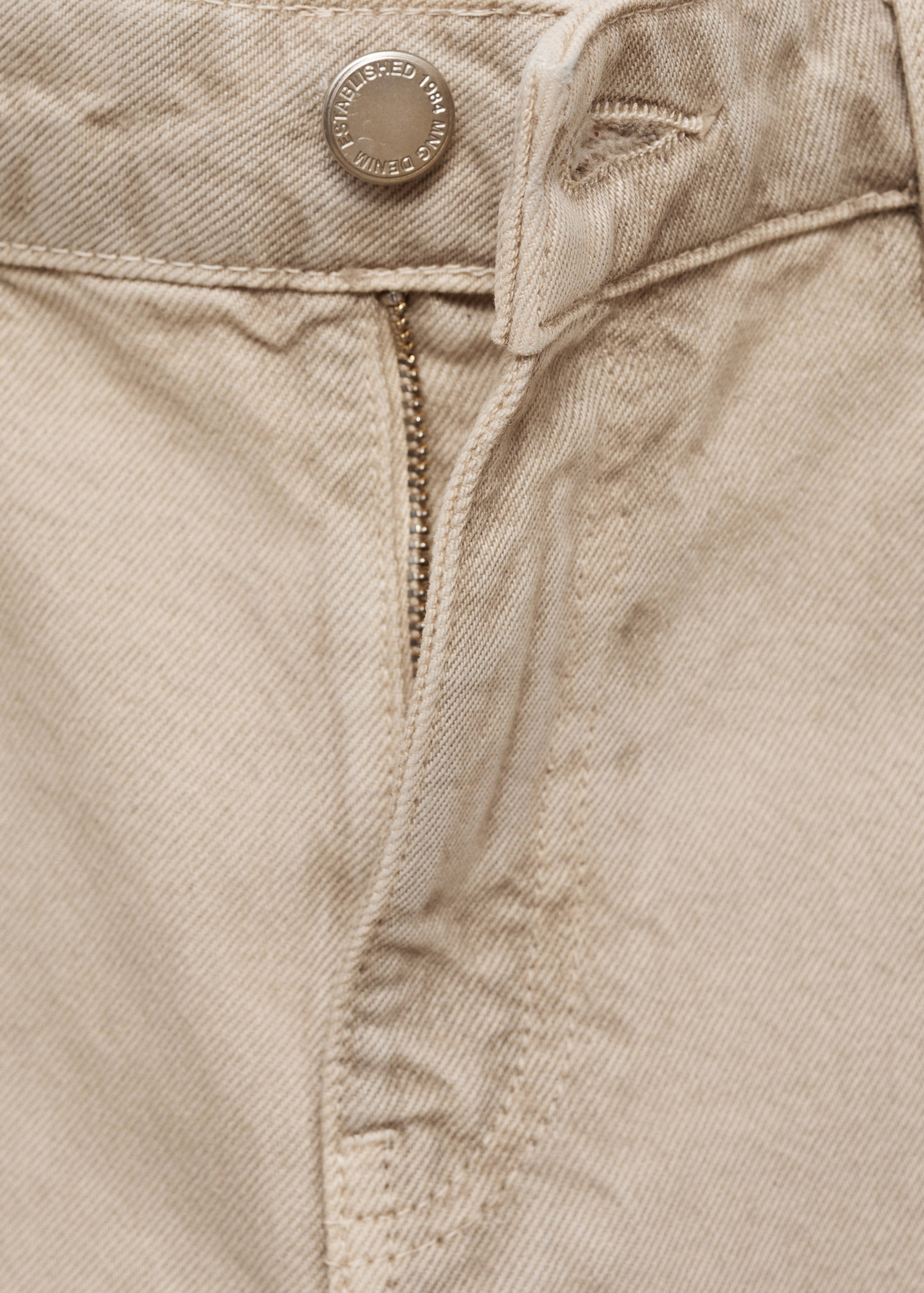 Jeans rectos rinse wash costuras - Detalle del artículo 8