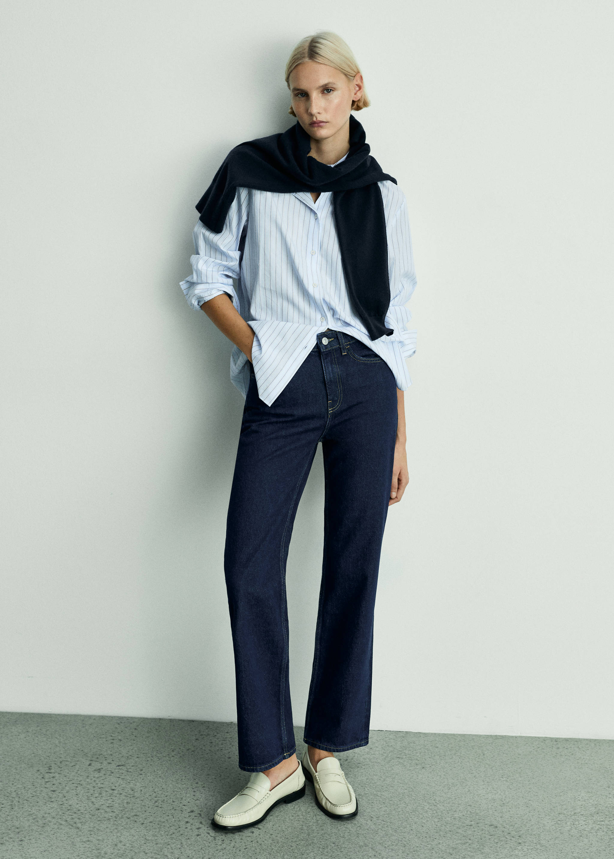 Matilda straight-fit rinse-wash jeans - General plane