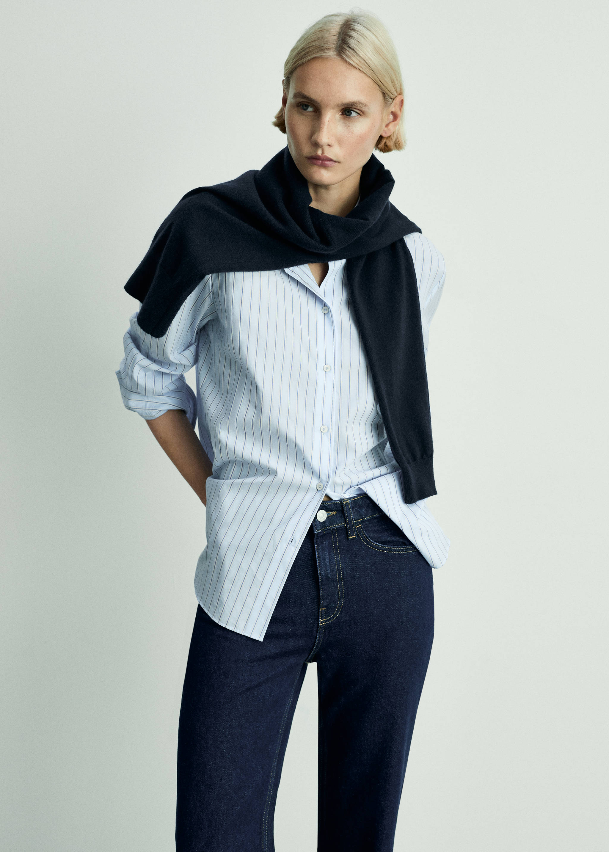 Matilda straight-fit rinse-wash jeans - Details of the article 1