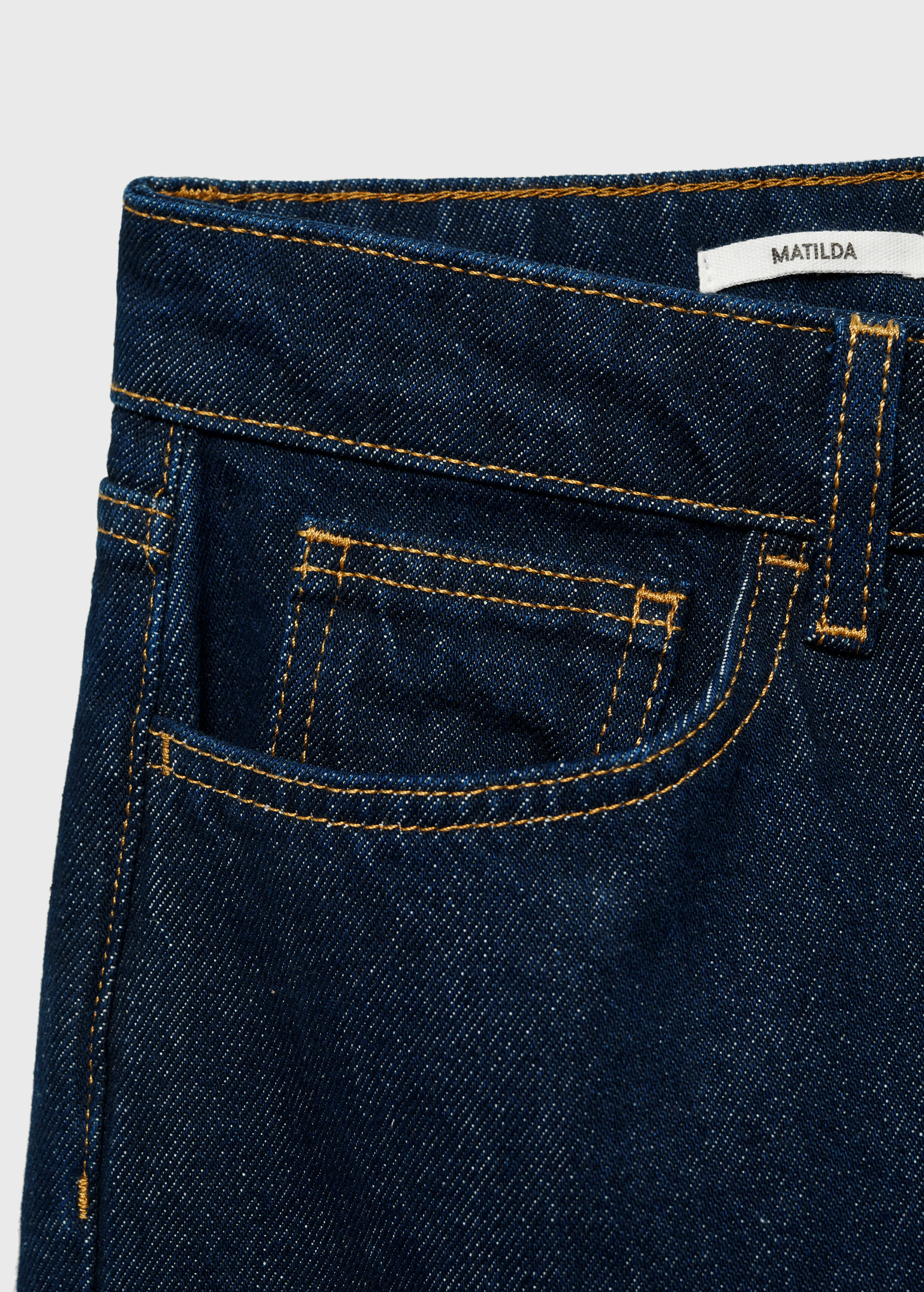 Matilda straight-fit rinse-wash jeans - Details of the article 8