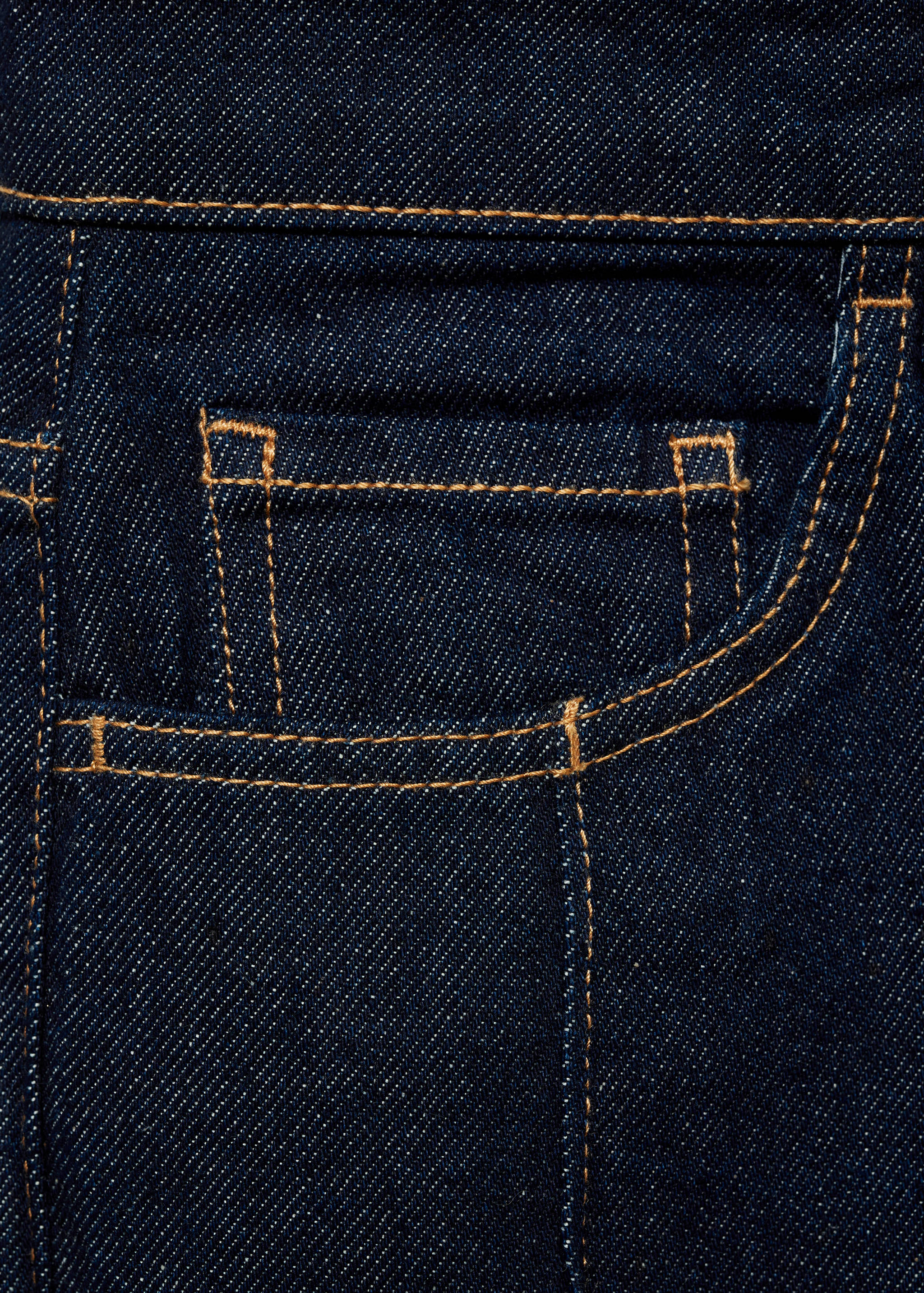 Jeans rectos rinse wash costuras - Detalle del artículo 8