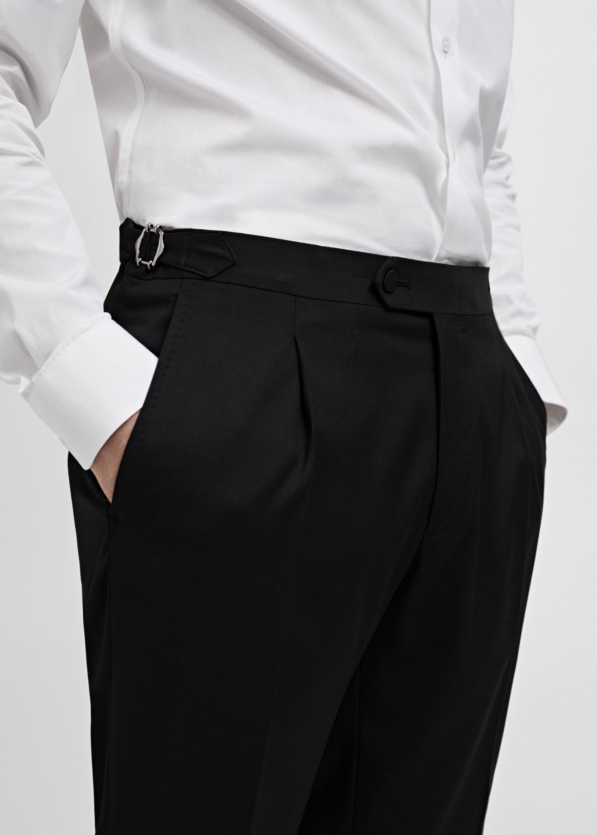Pantalón traje smoking slim fit - Detalle del artículo 1