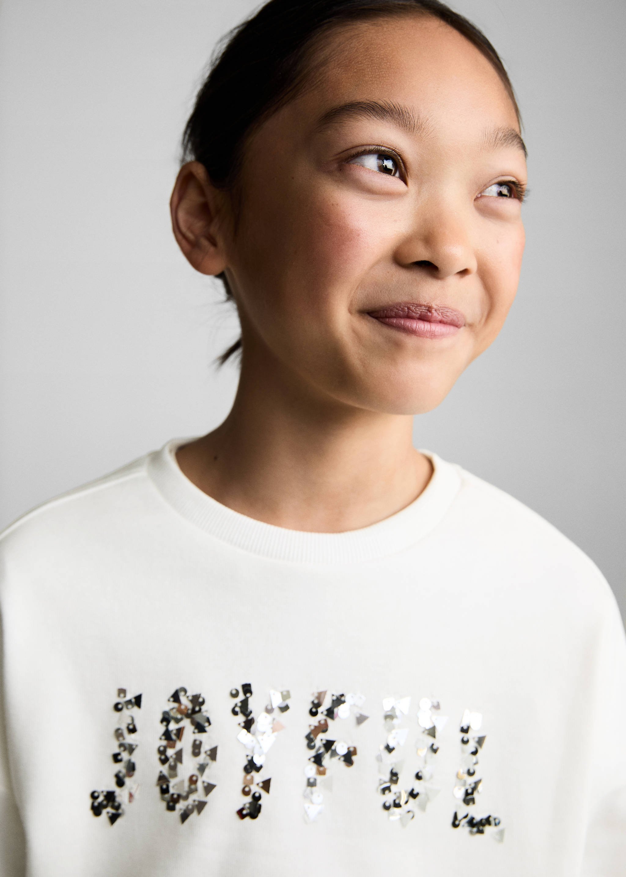 Sequin sweatshirt - Details of the article 1