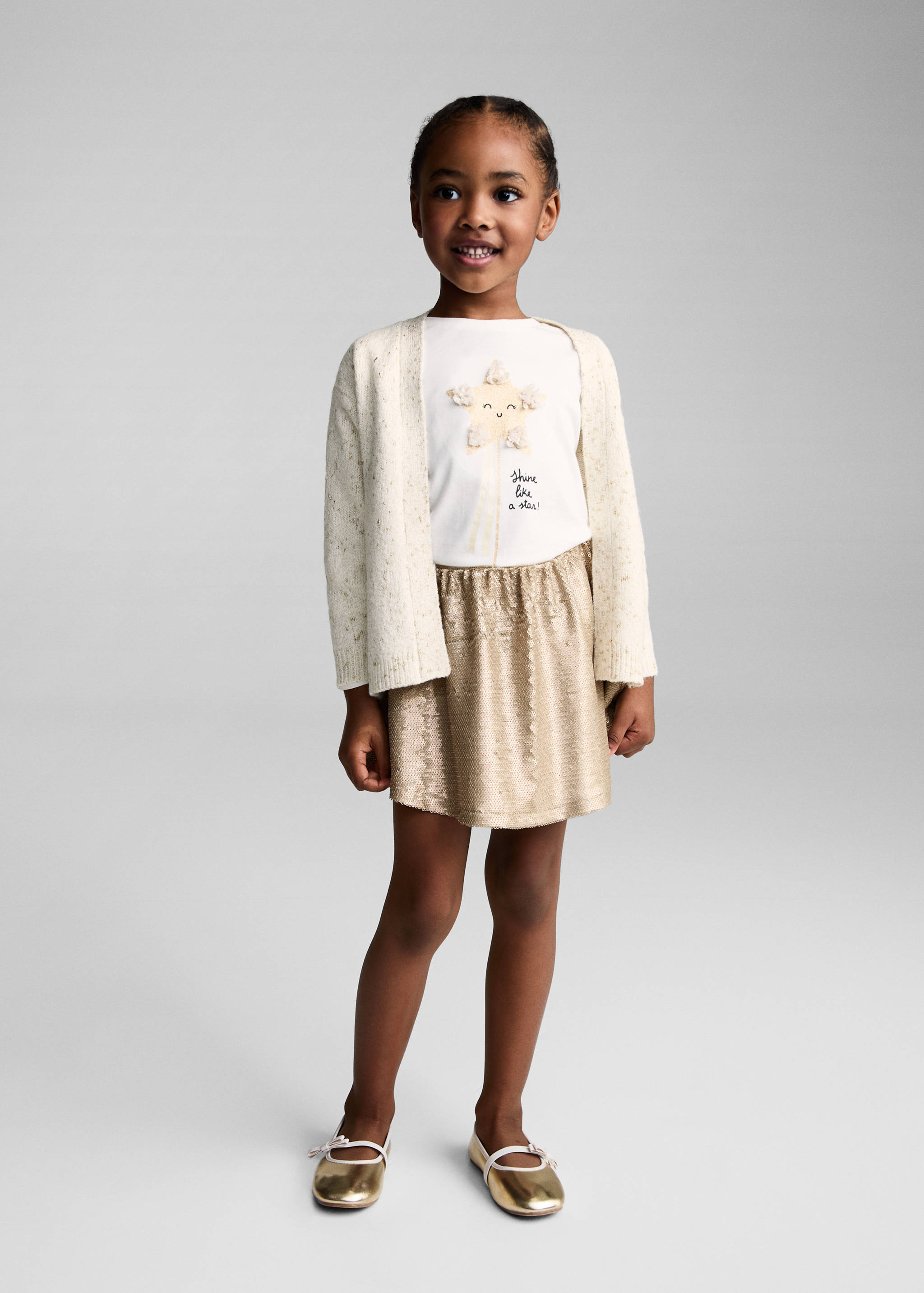 T-shirt imprimé relief - Plan général