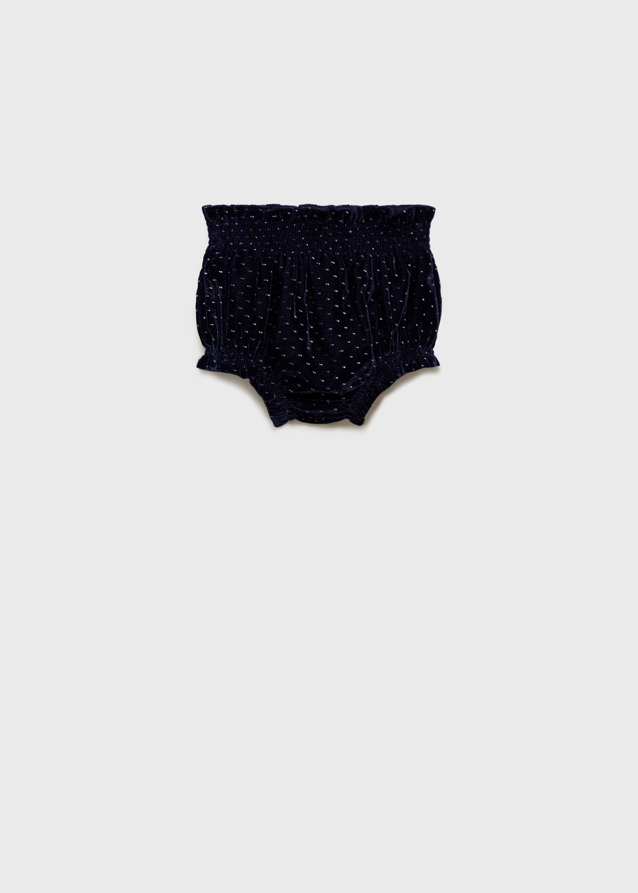 Polka-dot velvet short - Article without model