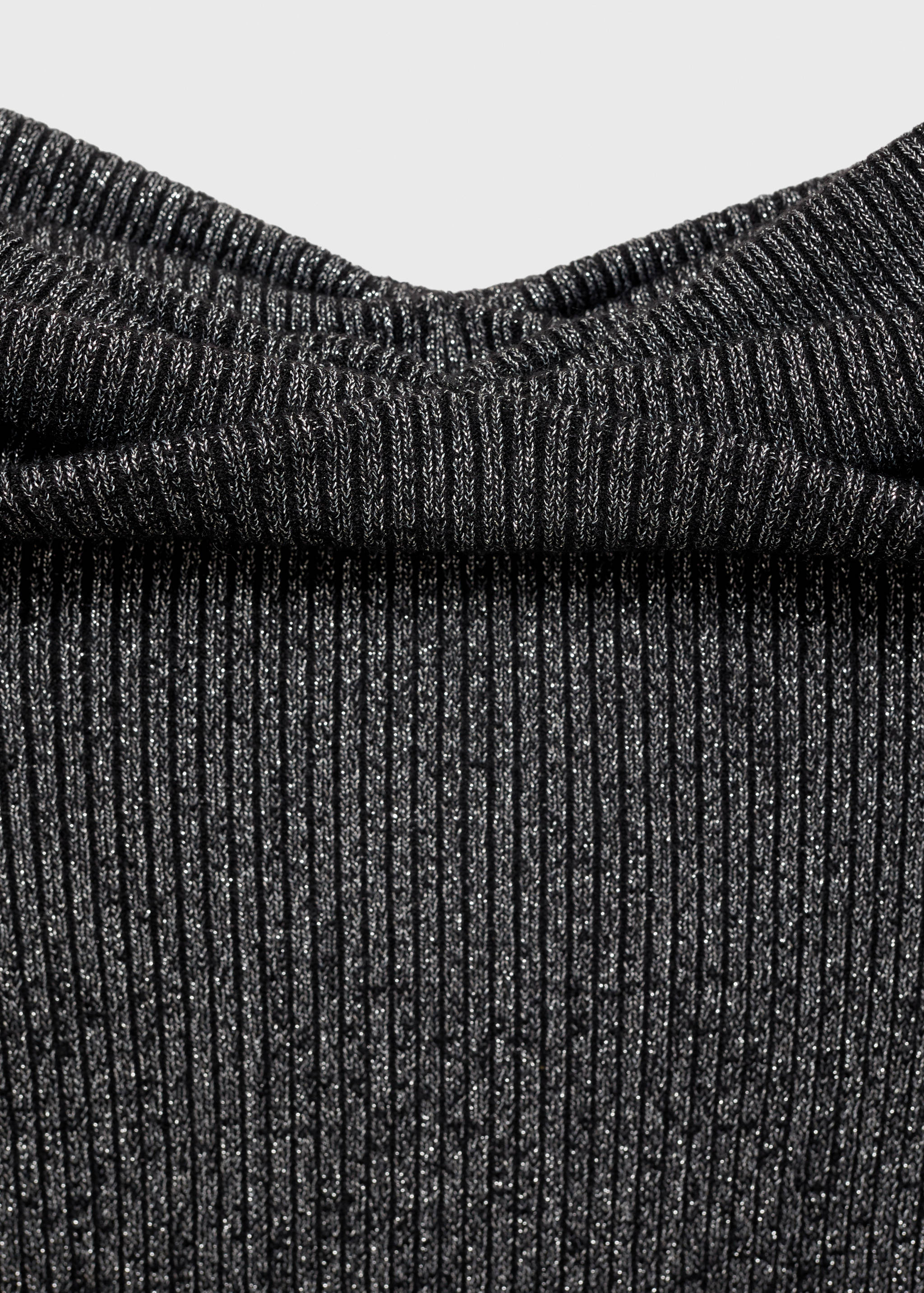Lurex sweater with bare shoulders - Details of the article 8