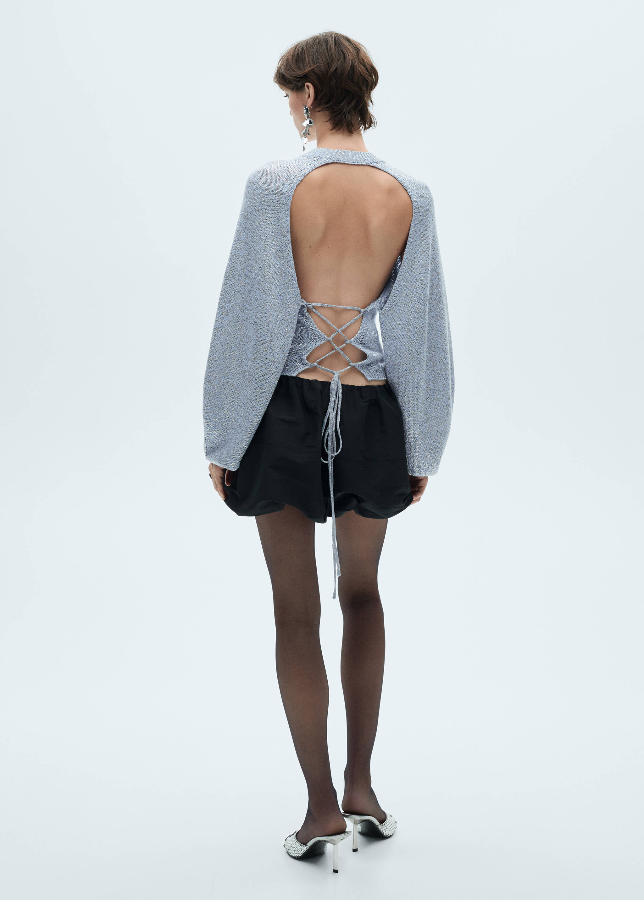 Pull-over Lurex dos nu - Verso de l’article