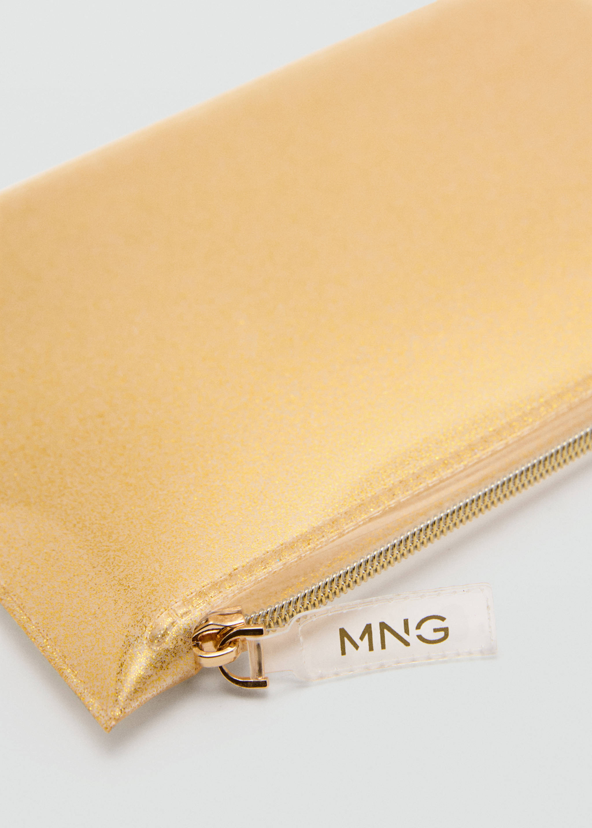 Glossy zip-up toiletry bag - Details of the article 1