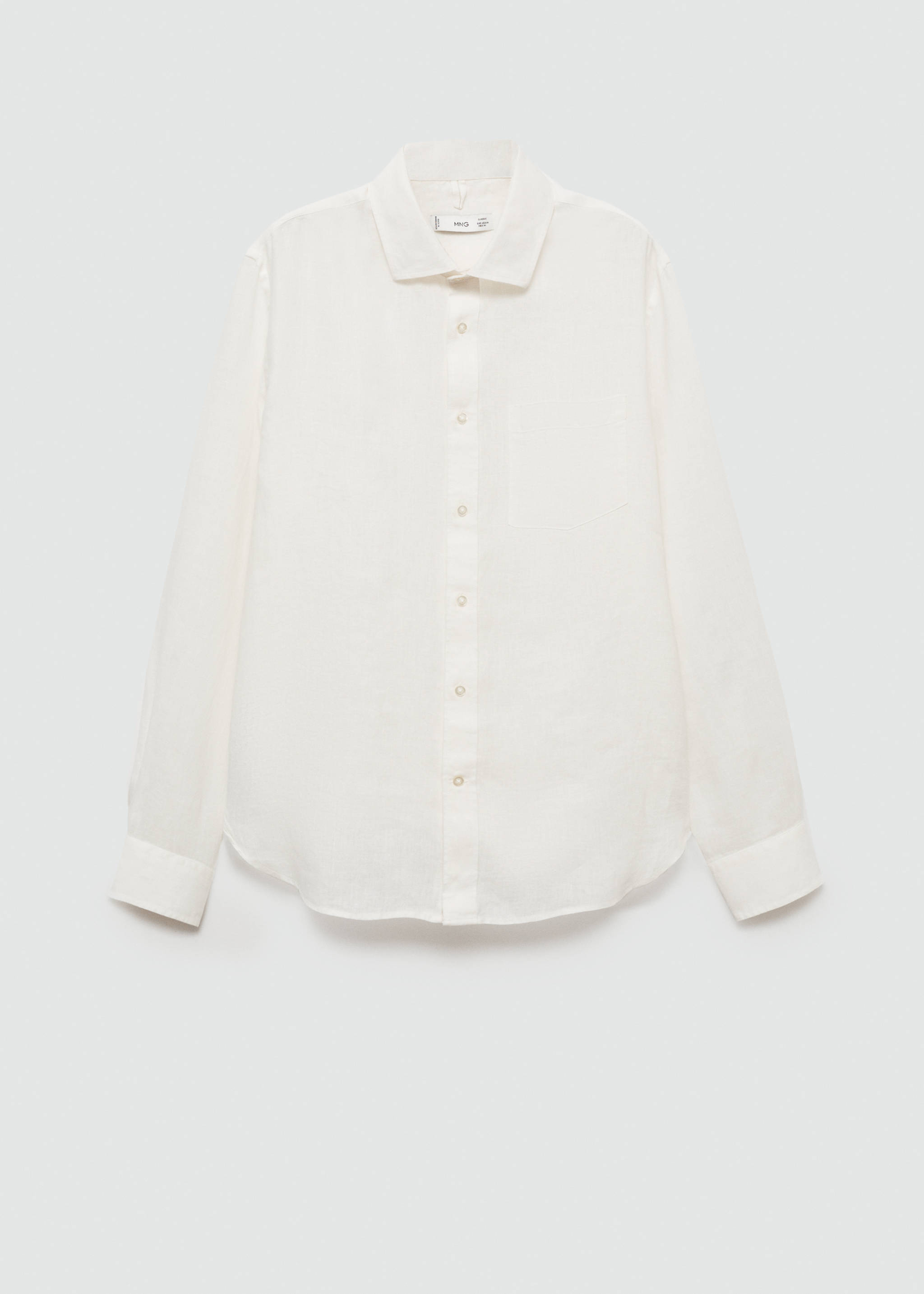 Chemise classic-fit 100 % lin - Article sans modèle