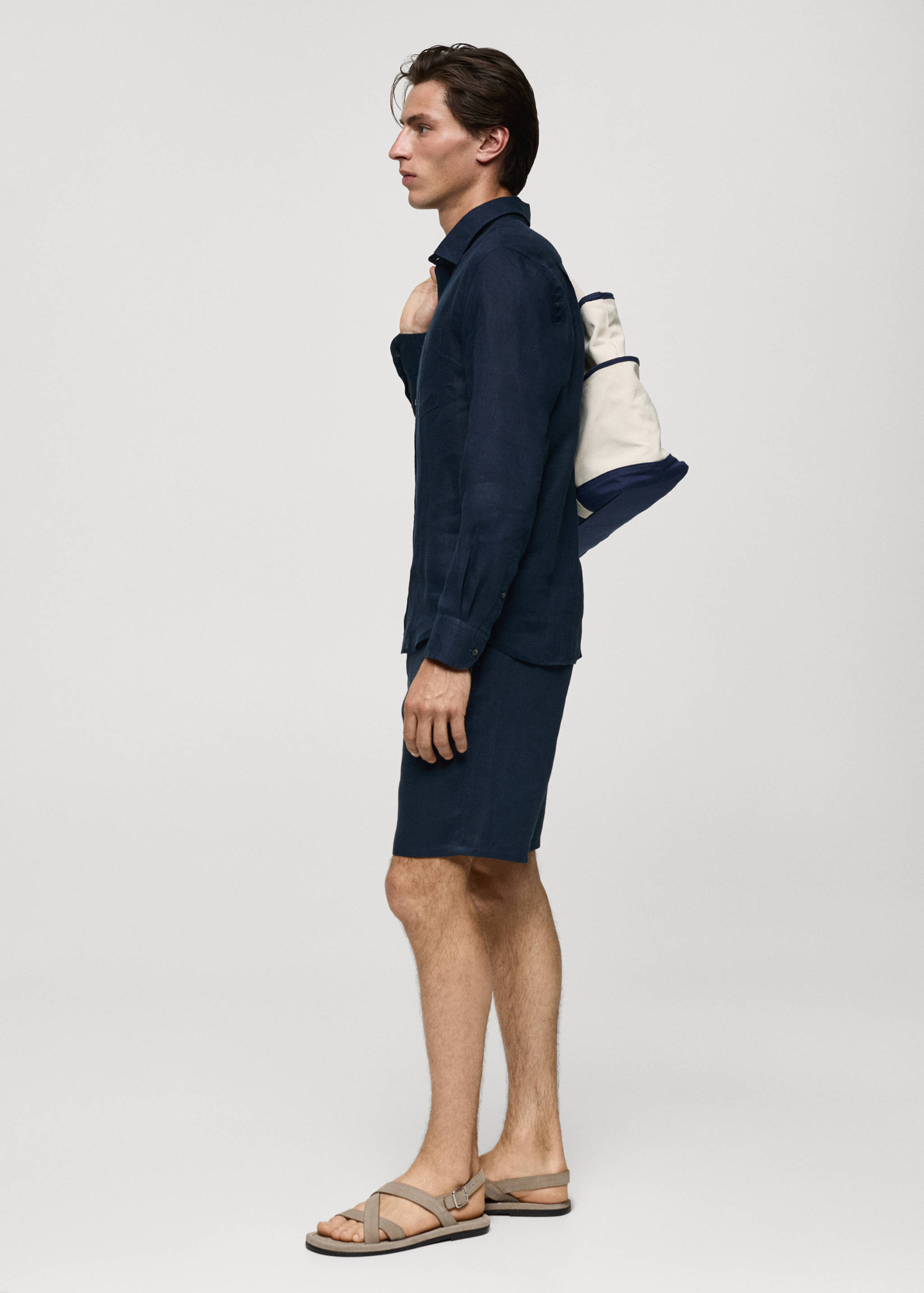 Chemise classic-fit 100 % lin - Détail de l'article 2