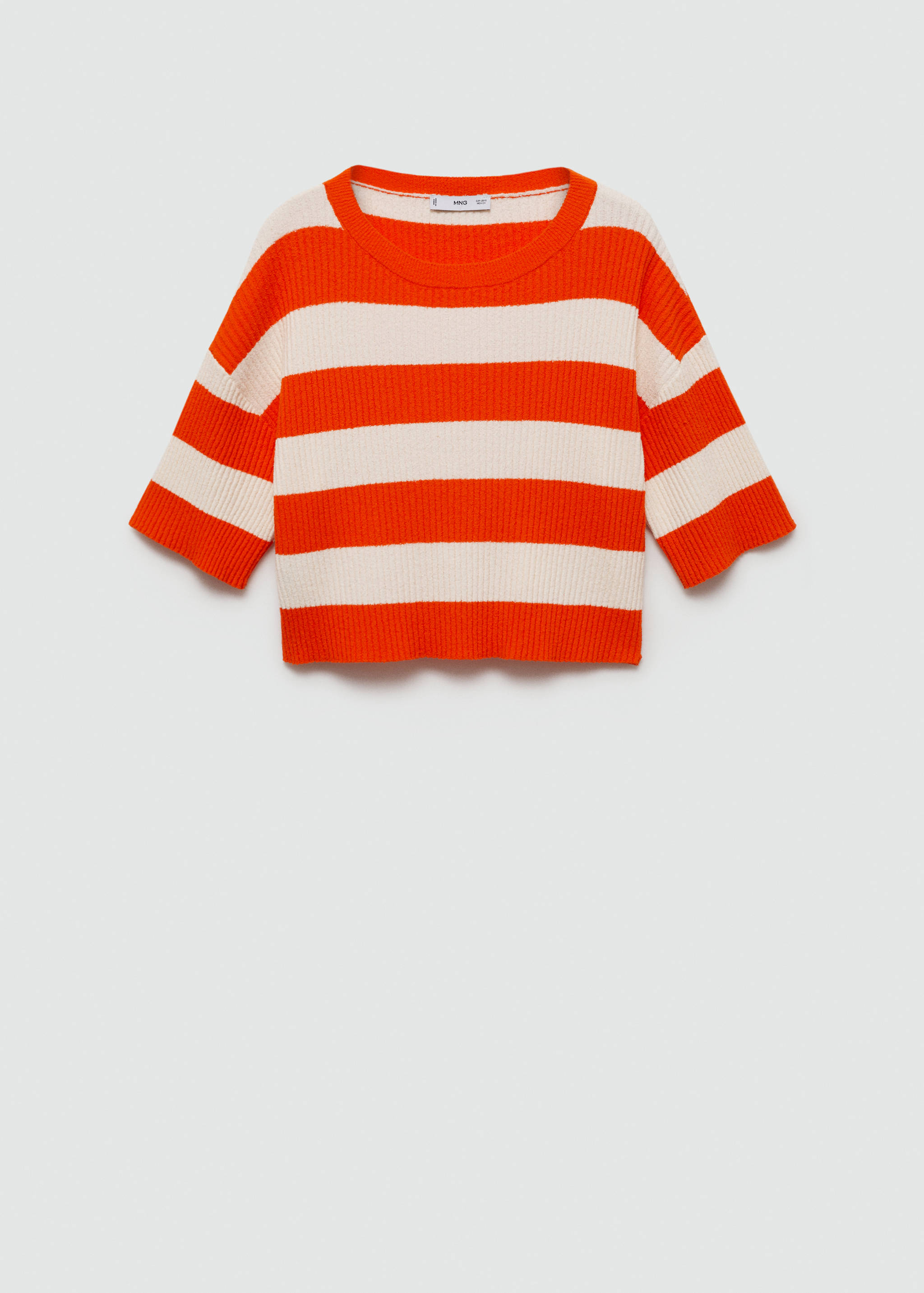 Ribbed knitted sweater - Article without model