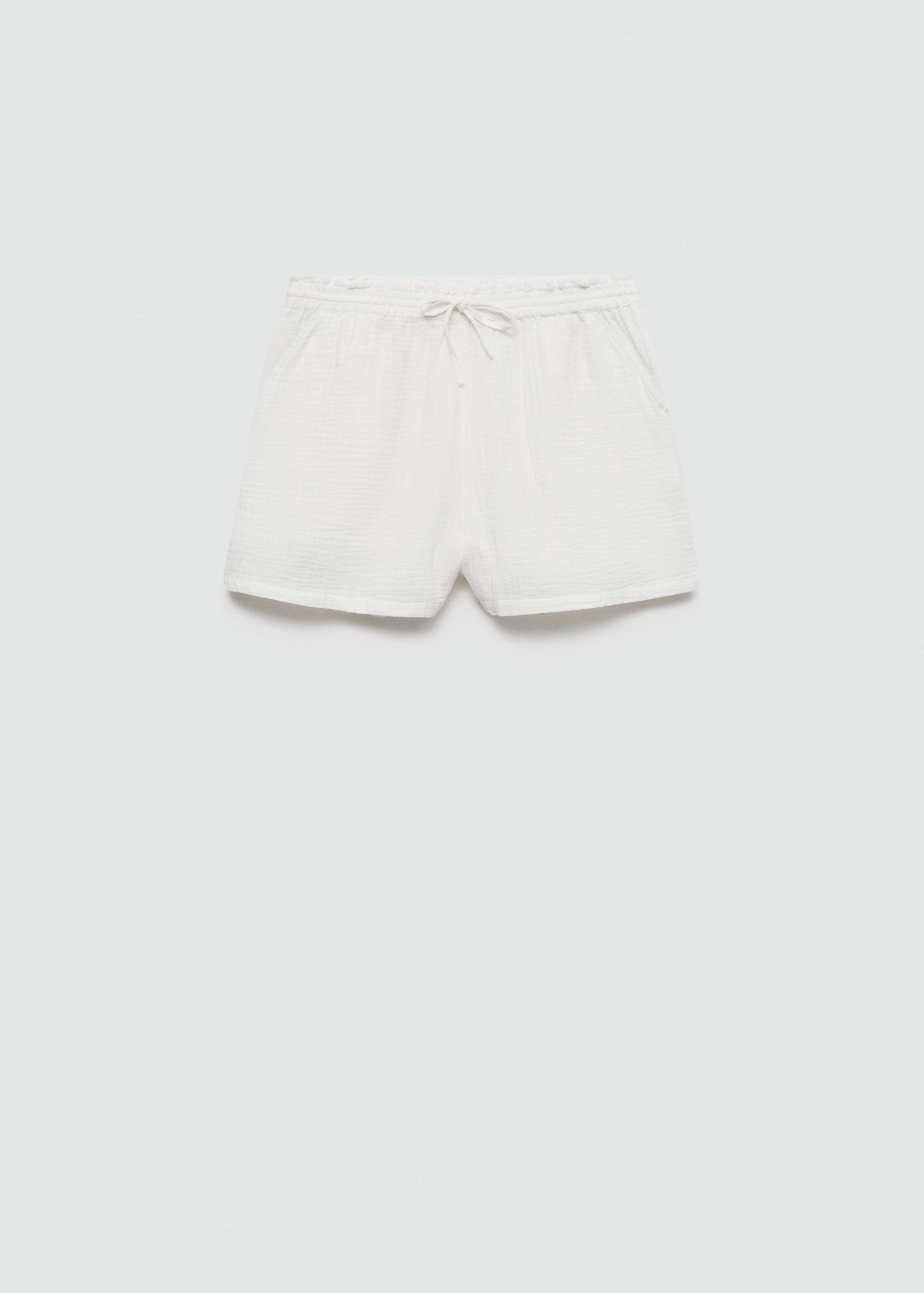 Short coton taille élastique - Article sans modèle