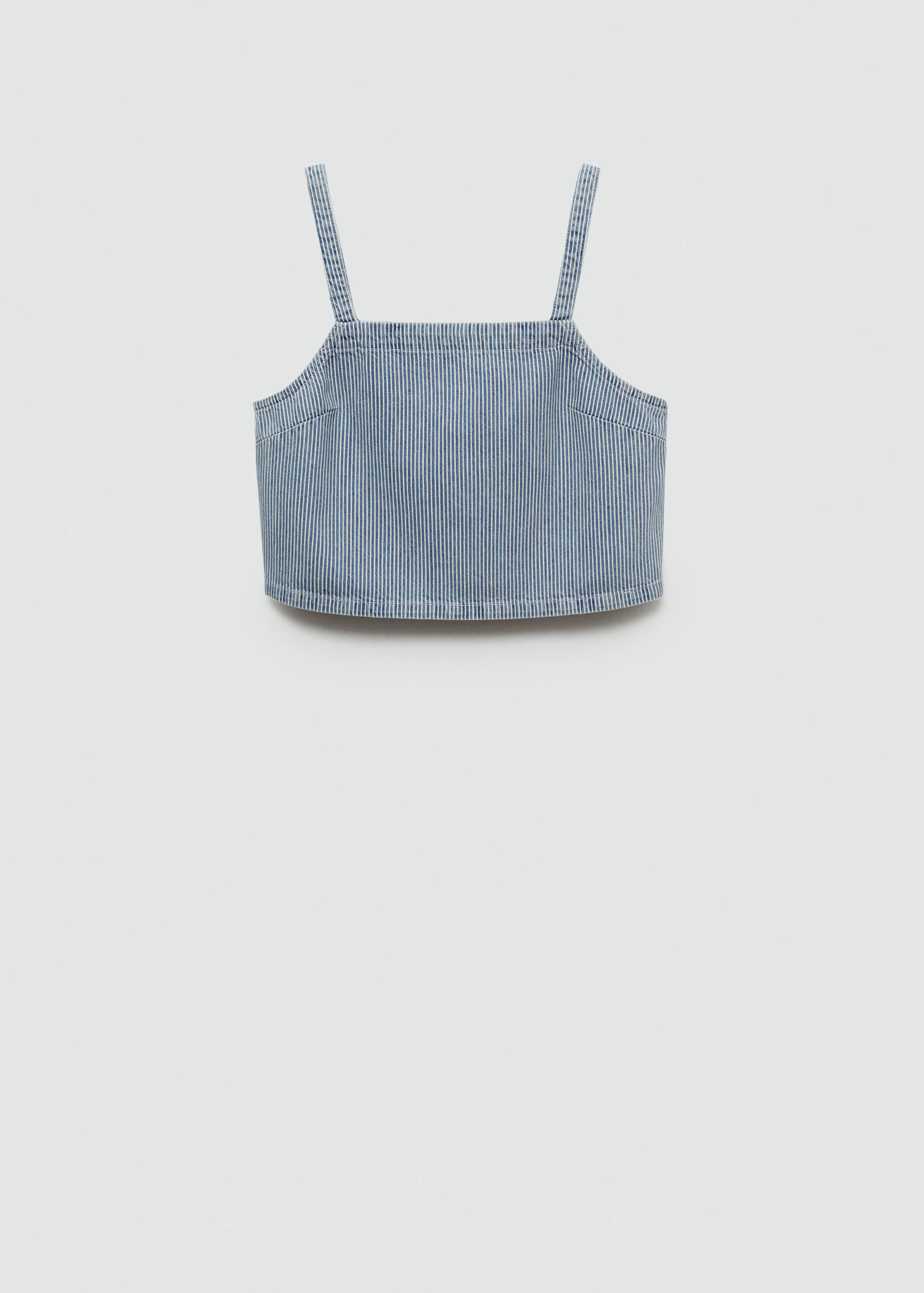 Denim crop top - Article without model