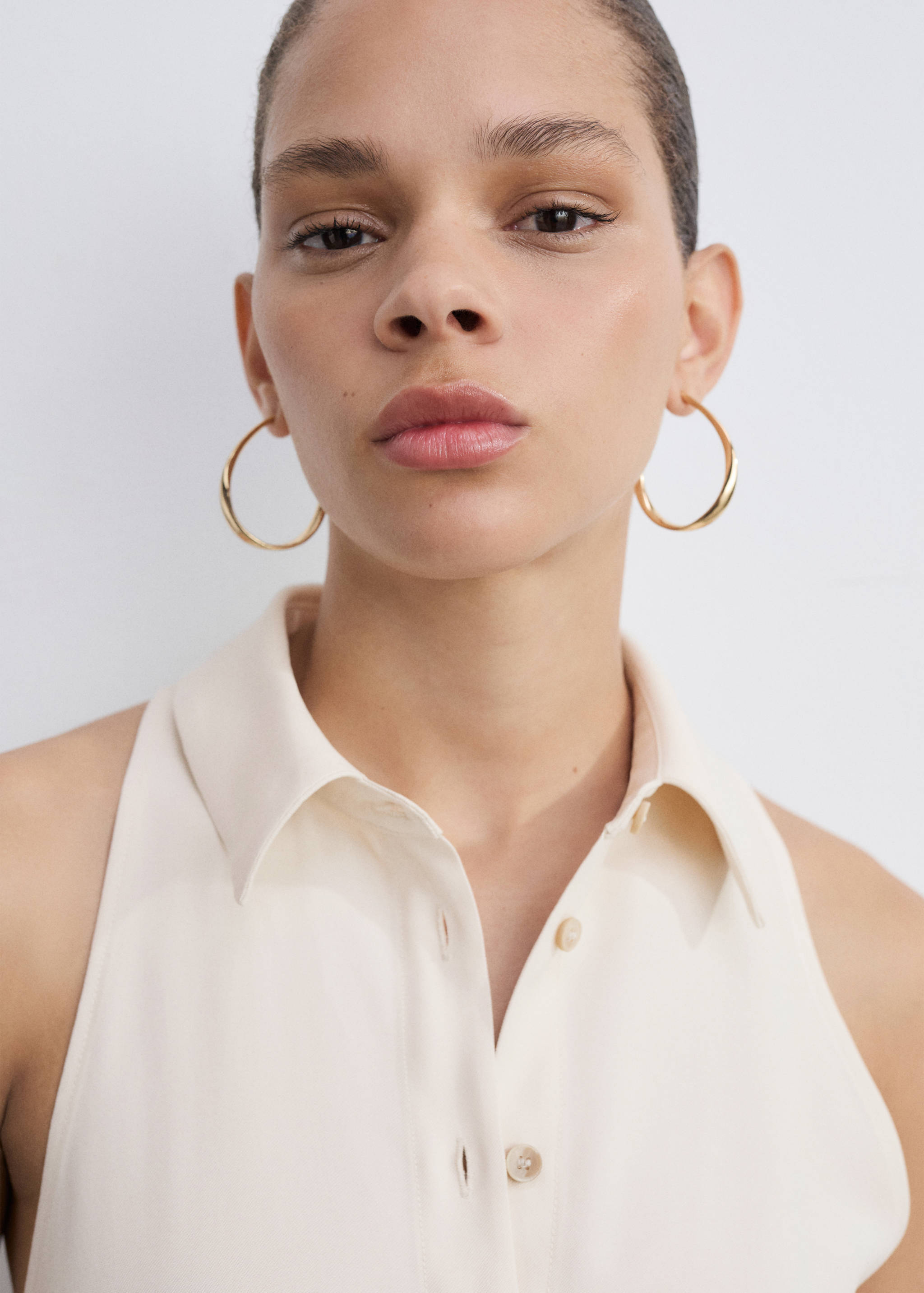 Belt short jumpsuit - Details of the article 1