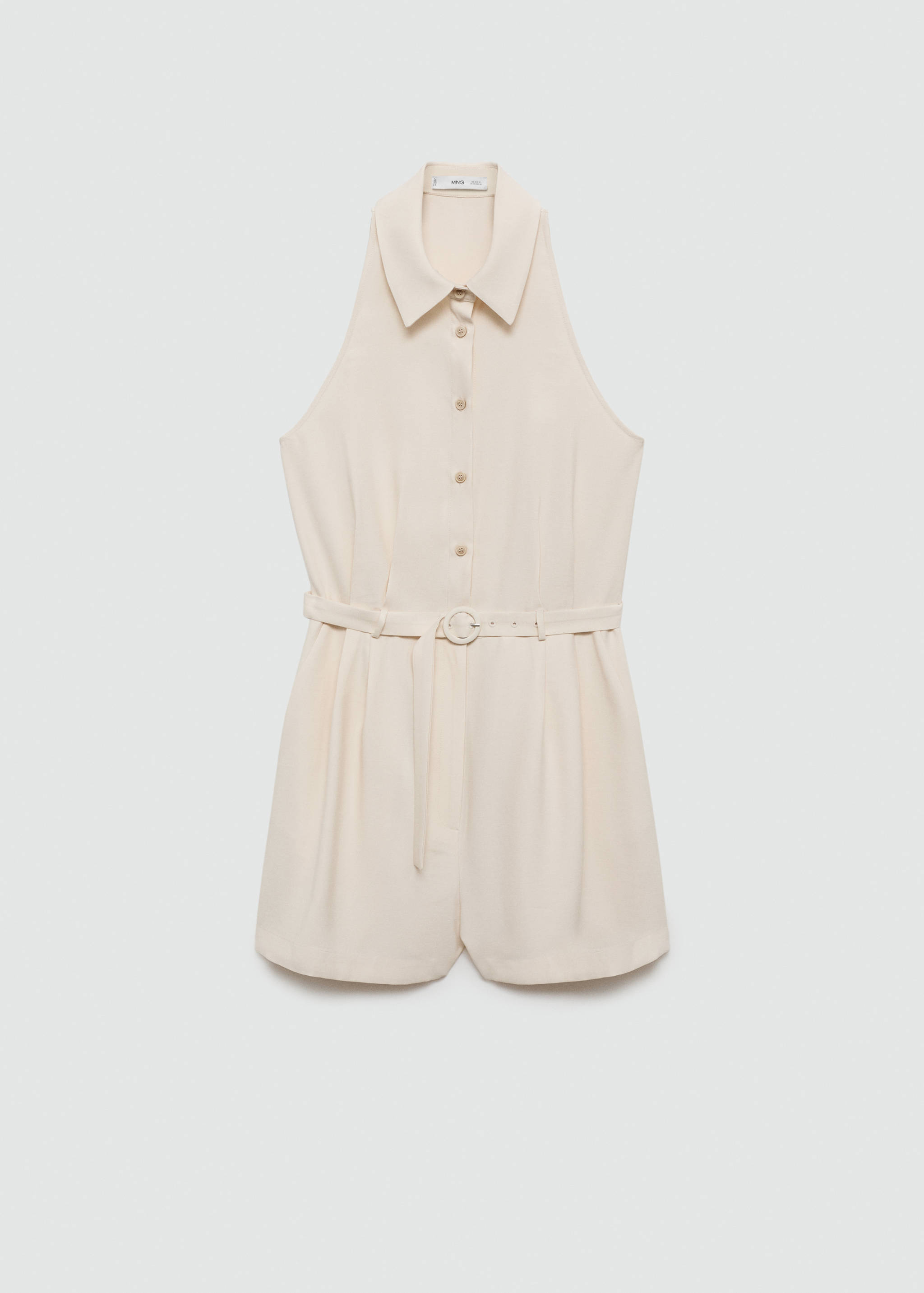 Belt short jumpsuit - Article without model