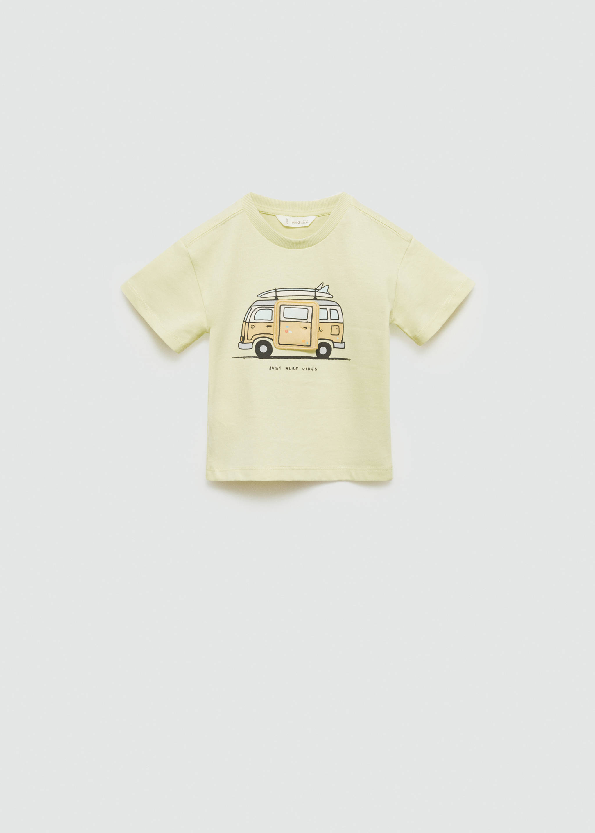 Embossed printed t-shirt - Article without model
