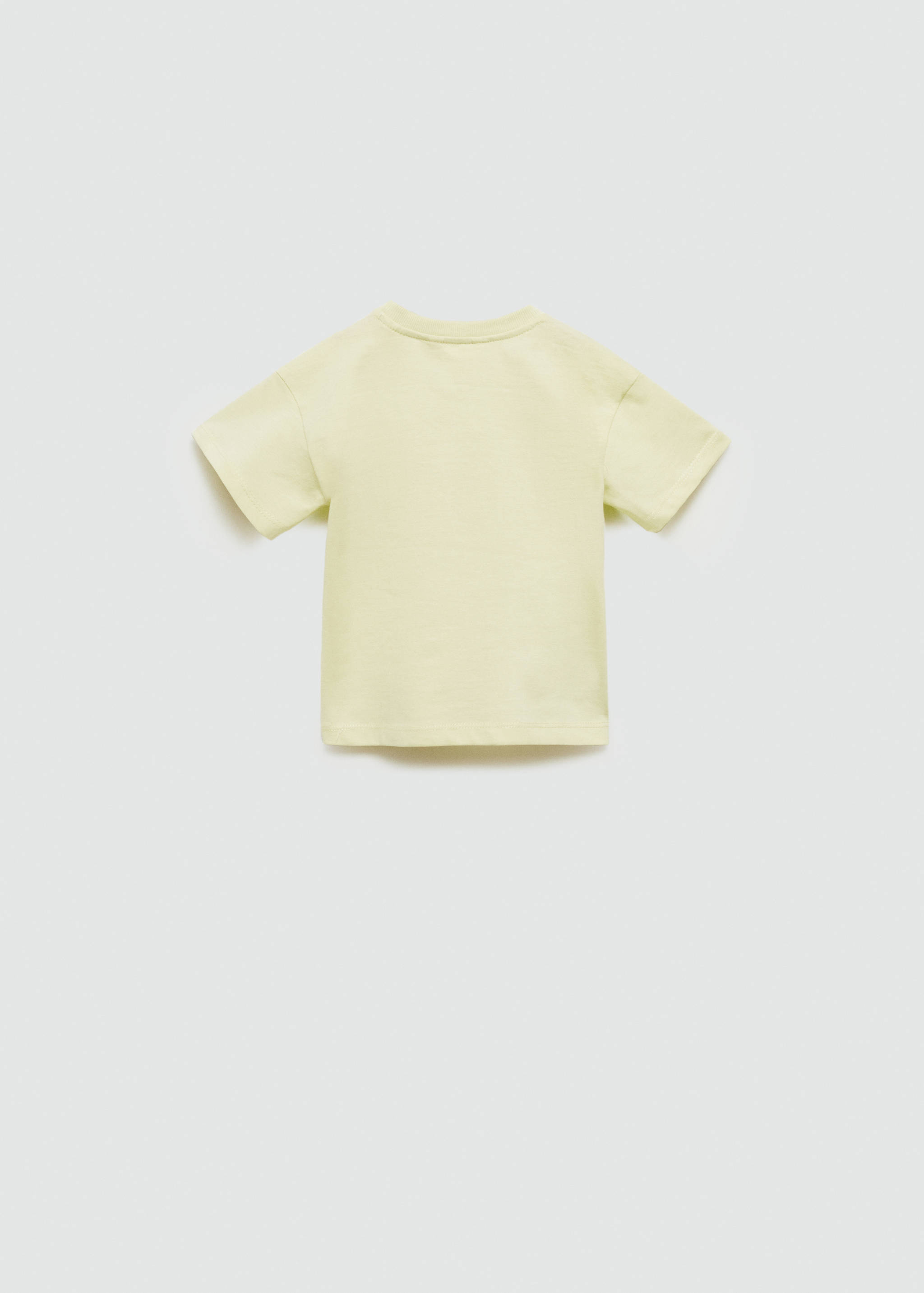 Embossed printed t-shirt - Reverse of the article