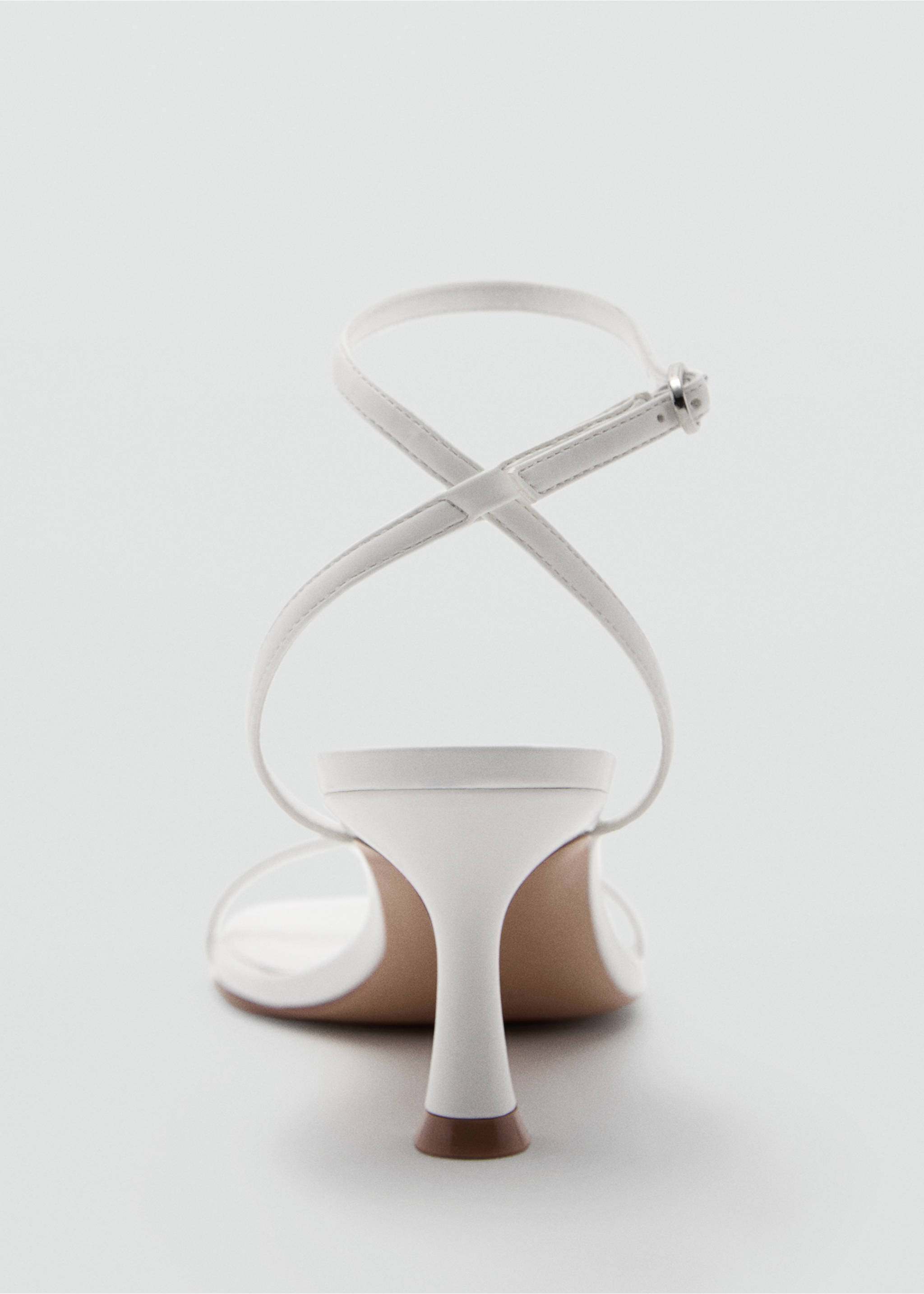 Sandales lanières boucle - Détail de l'article 1, Blanc. Ref: 77030364-00.