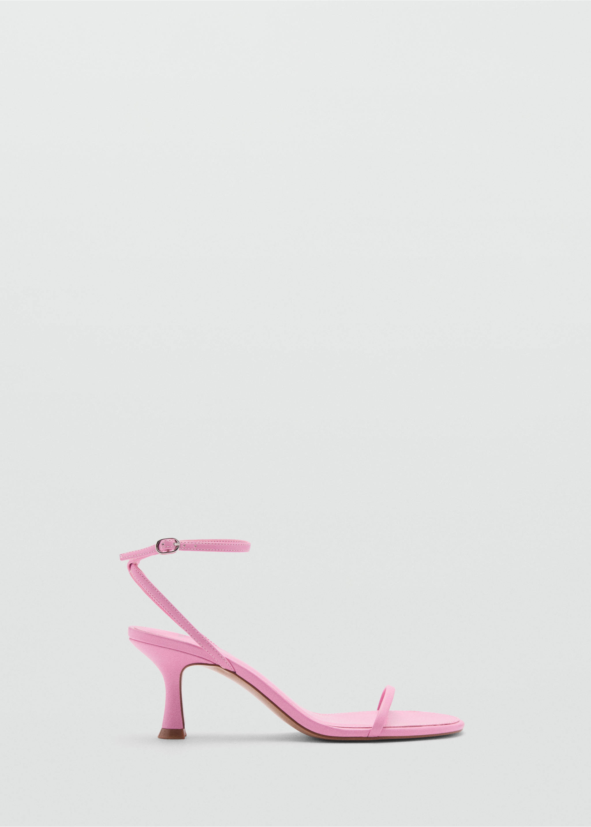 Sandales lanières boucle - Article sans modèle, Rose. Ref: 77030364-00.