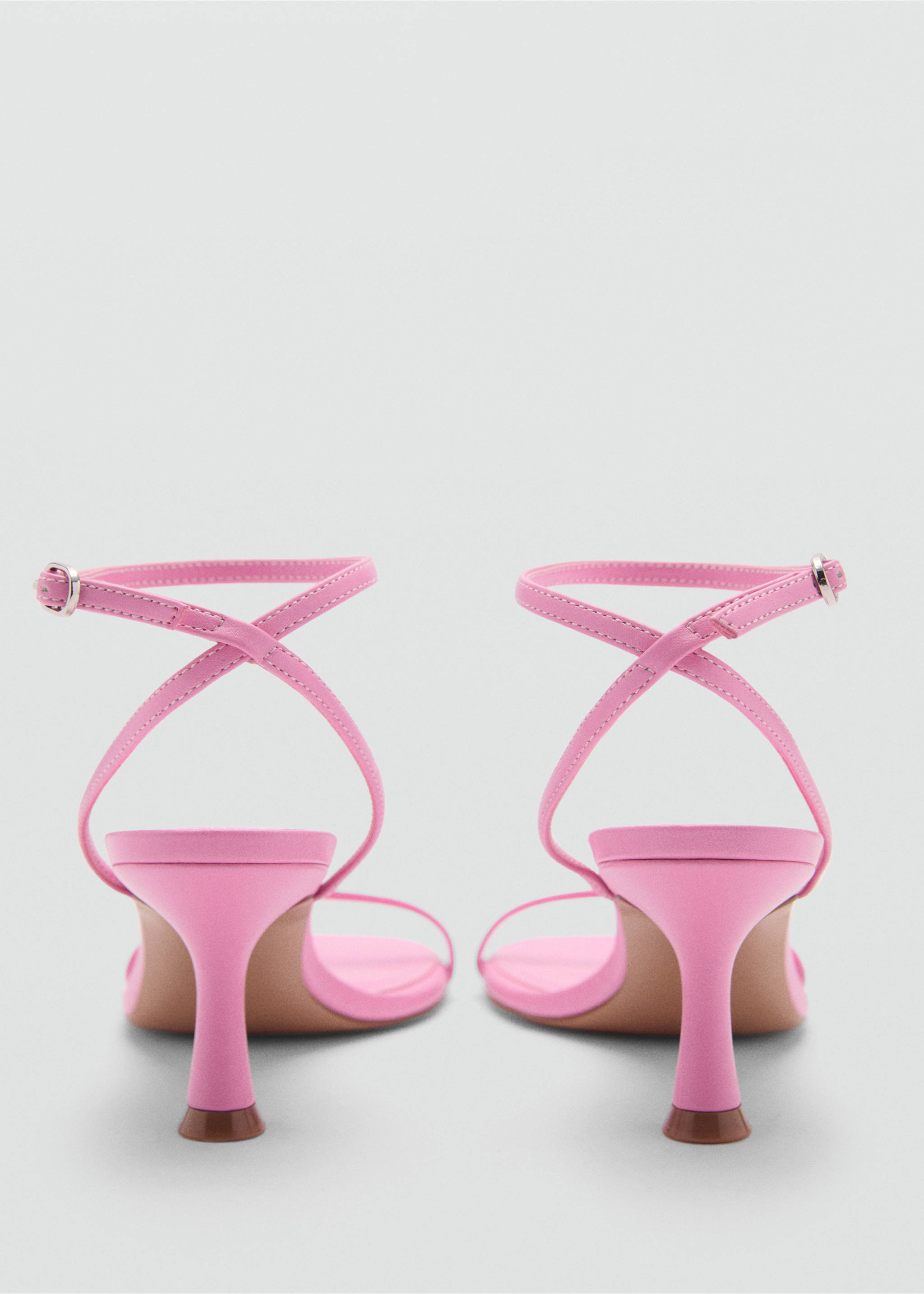 Sandales lanières boucle - Détail de l'article 2, Rose. Ref: 77030364-00.