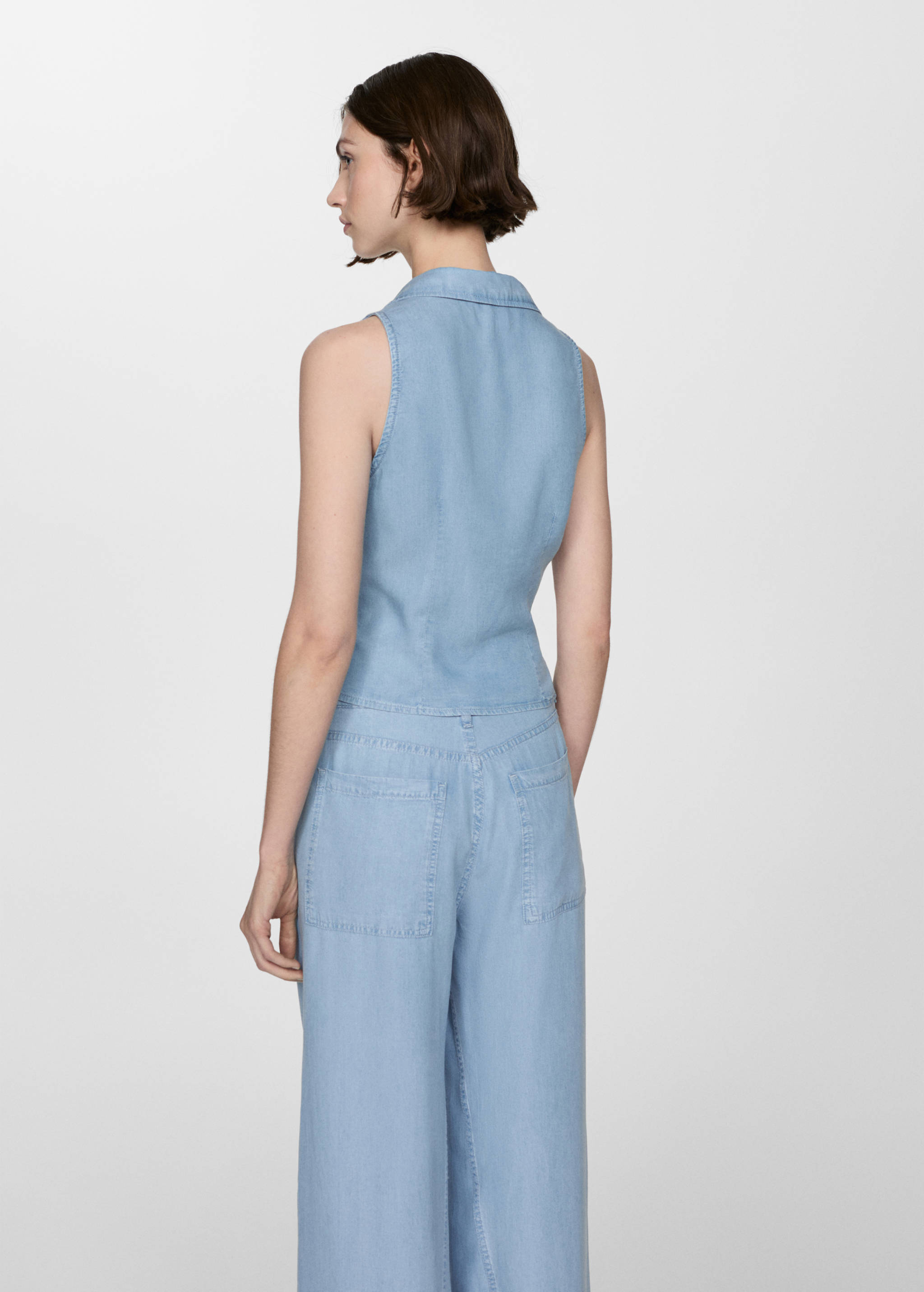 Chemise ouverture Lyocell - Verso de l’article