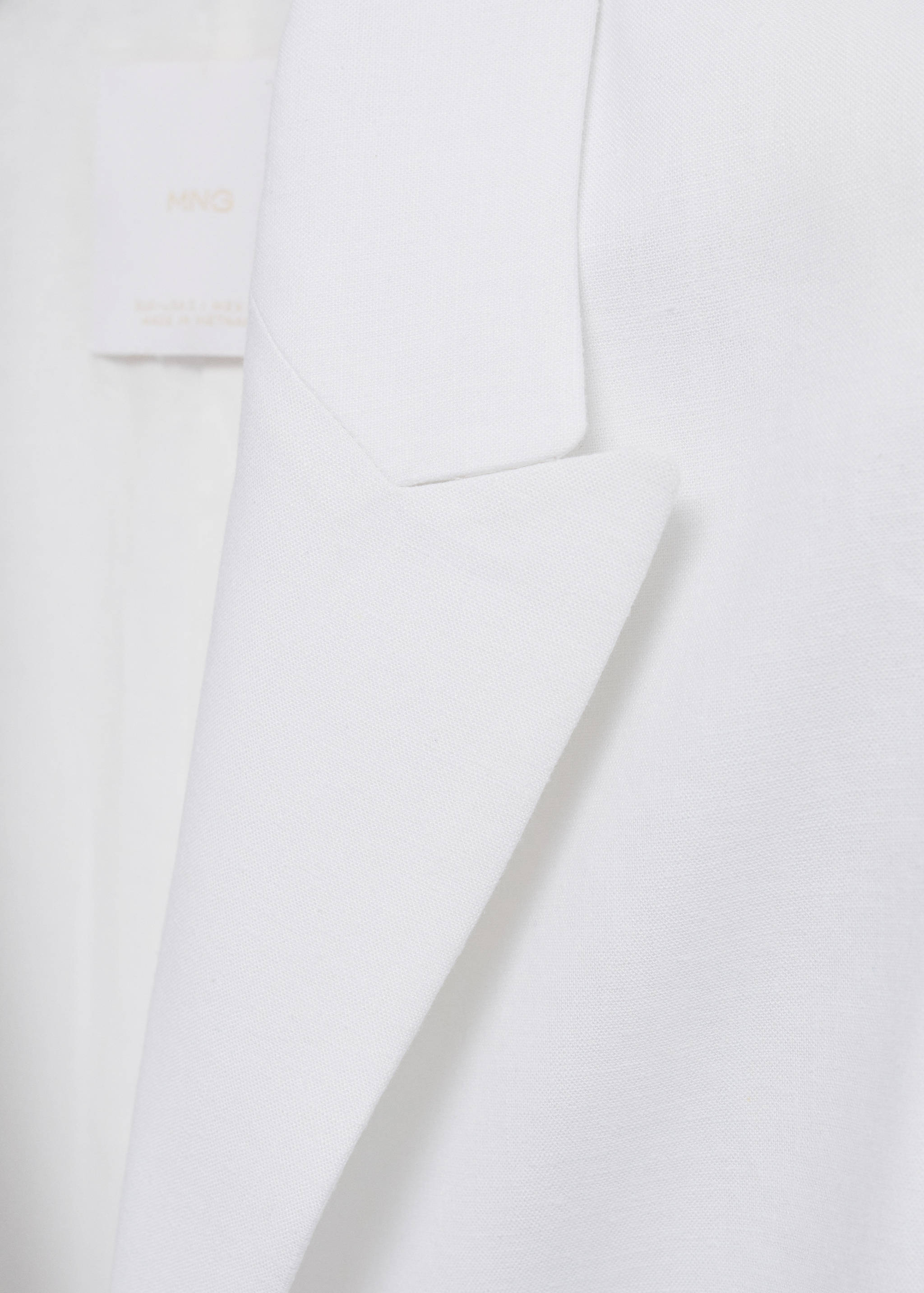 Straight-fit linen jacket - Details of the article 8