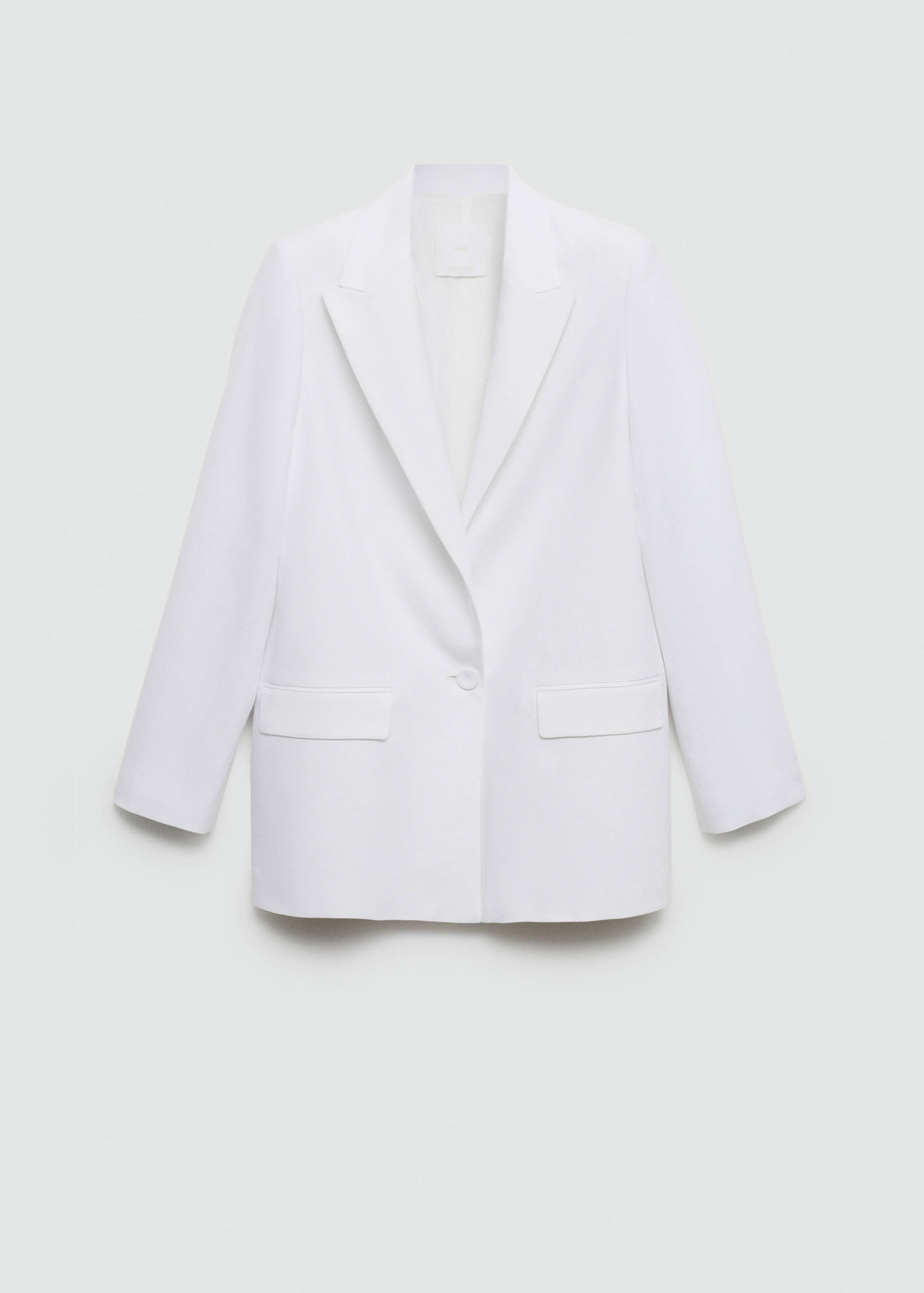 Straight-fit linen jacket - Article without model