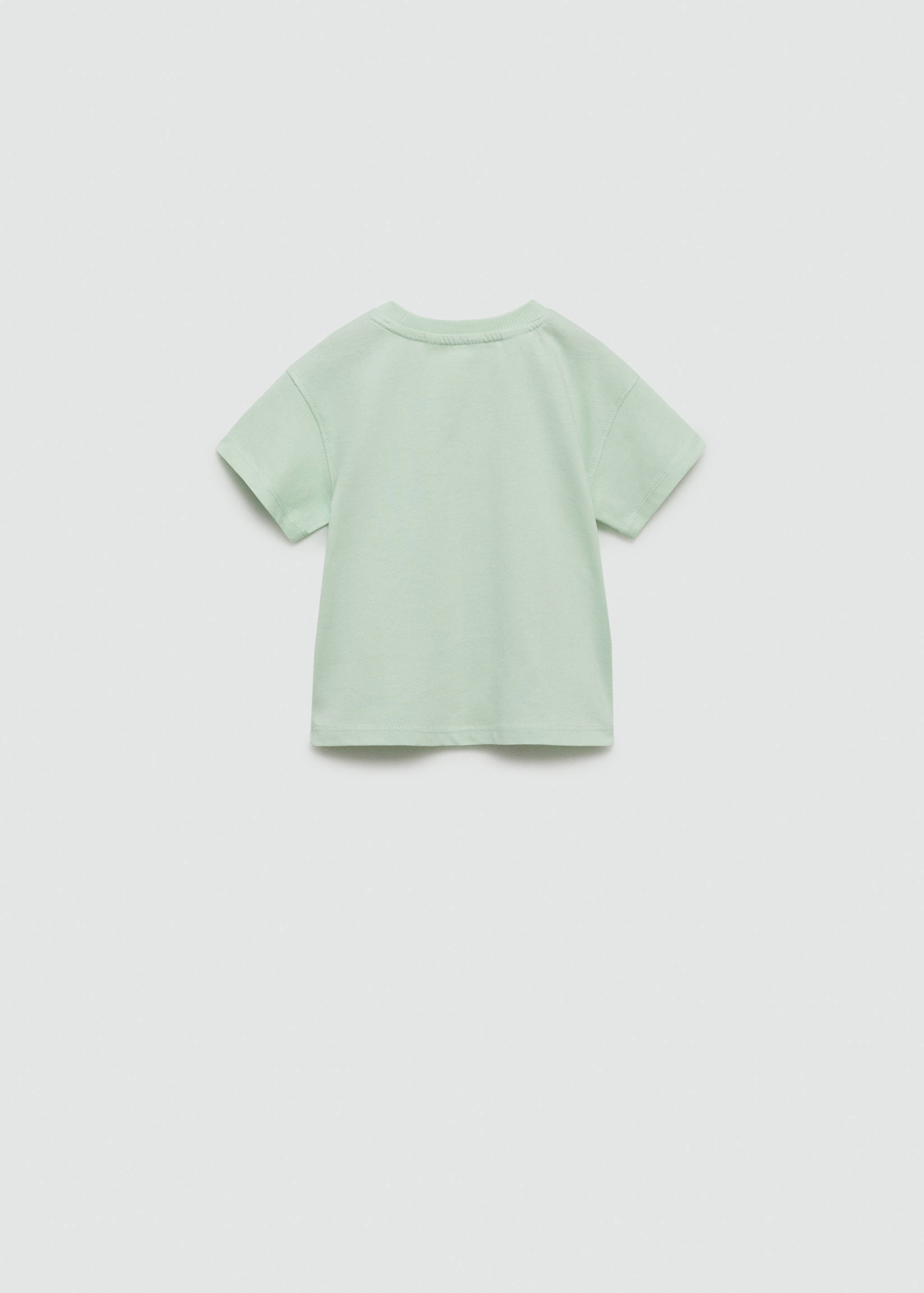 Embossed detail printed t-shirt - Reverse of the article