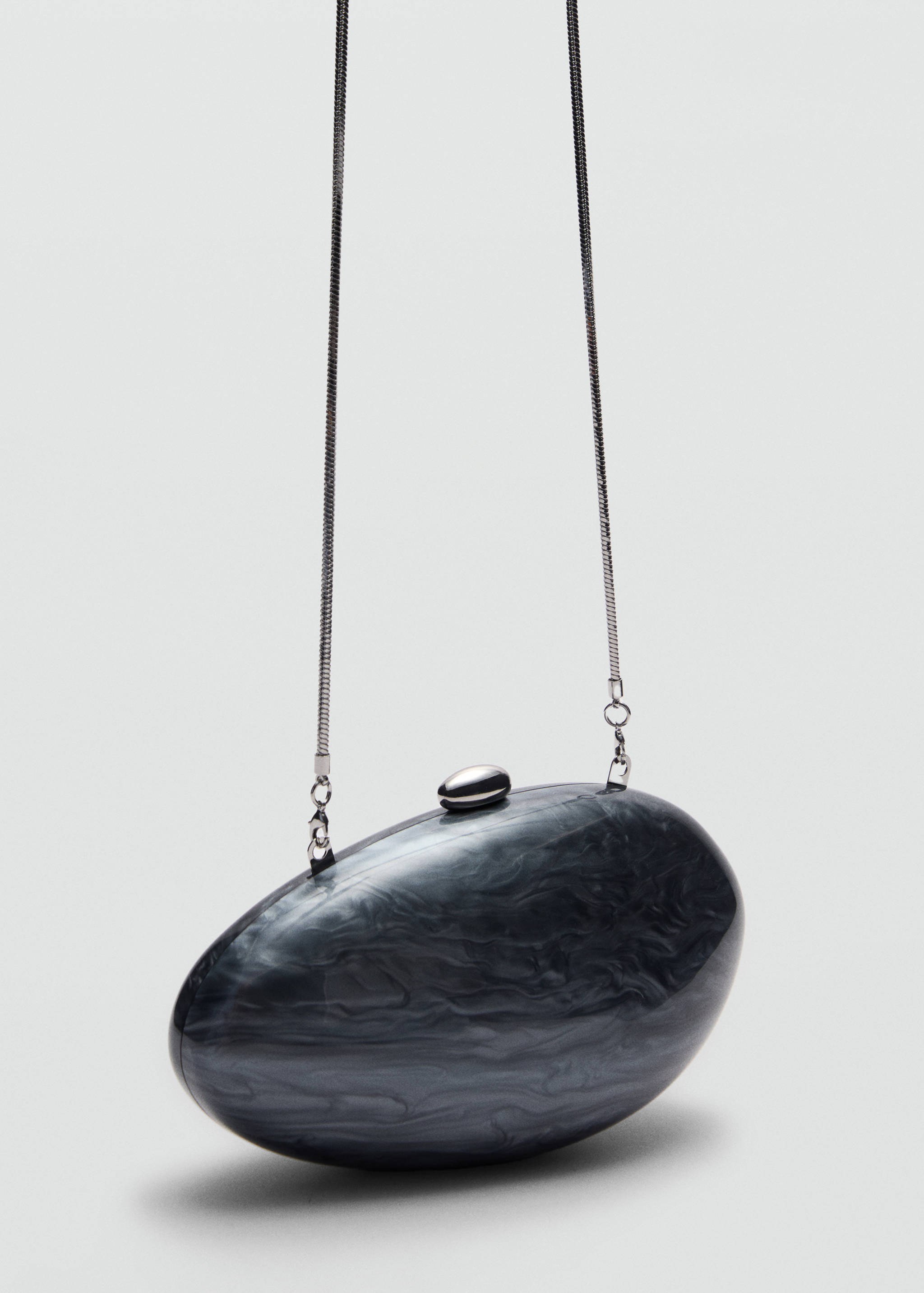 Pearl-effect clutch bag - Medium plane