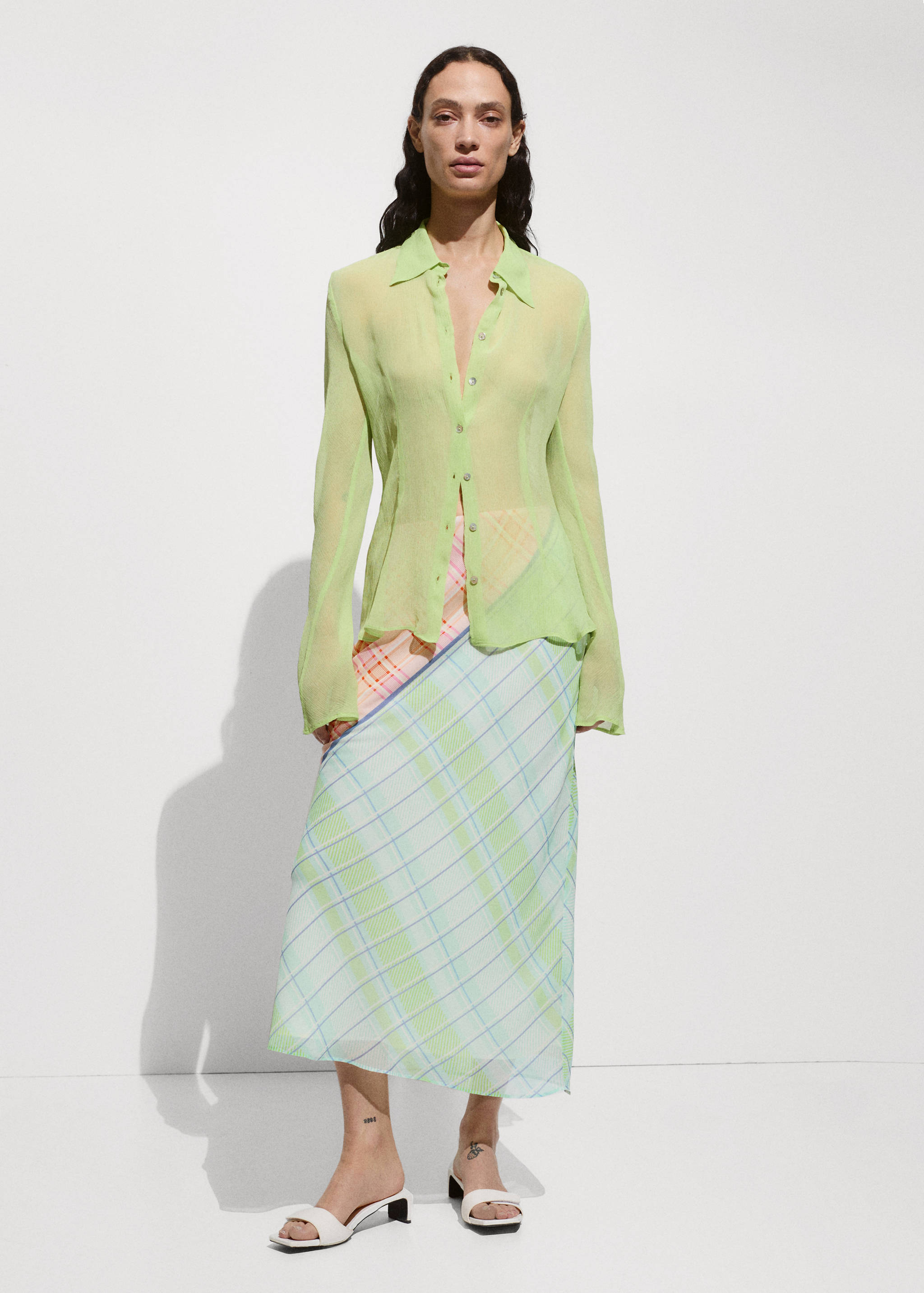 Jupe longue imprimée - Plan général