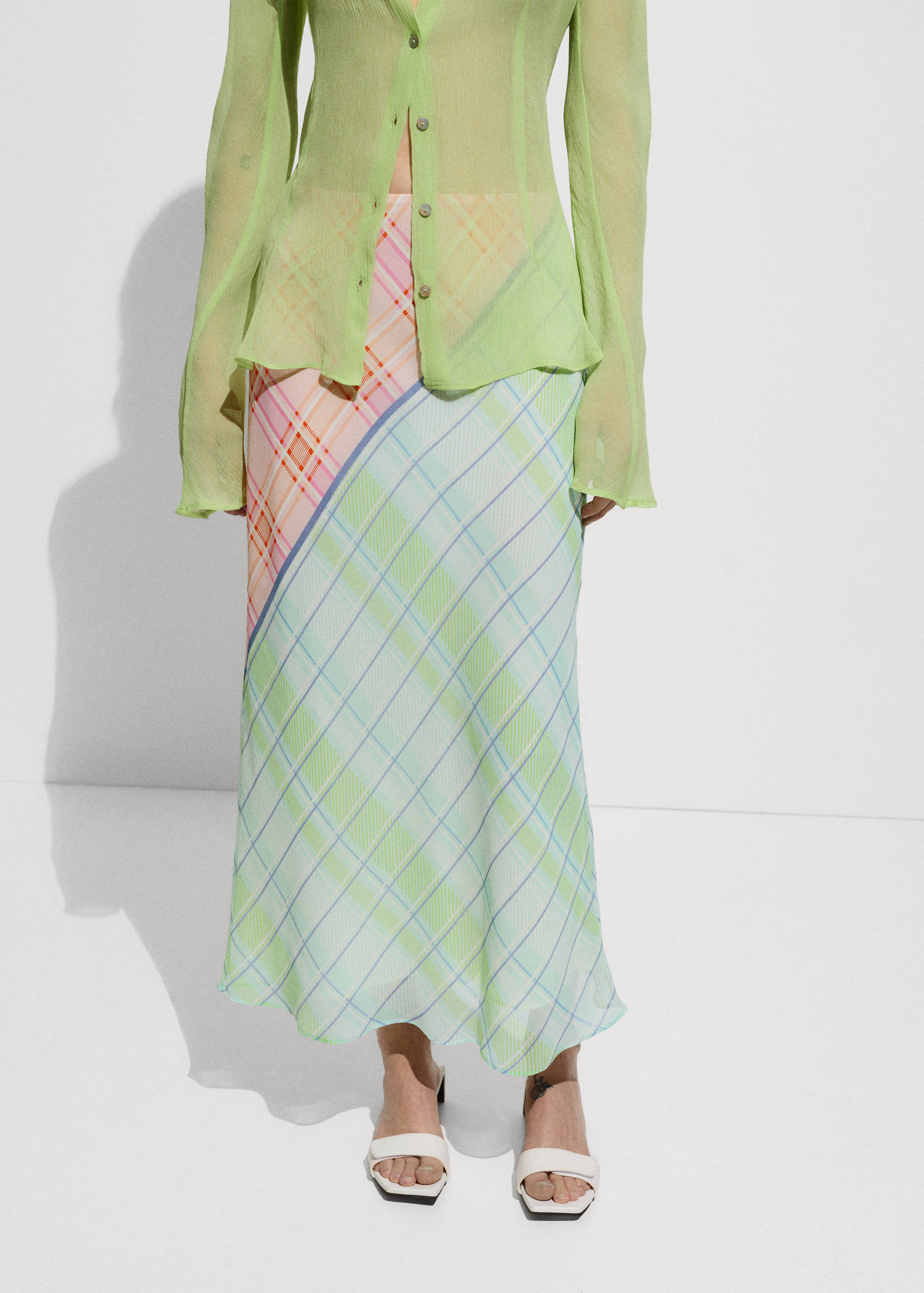 Jupe longue imprimée - Plan moyen