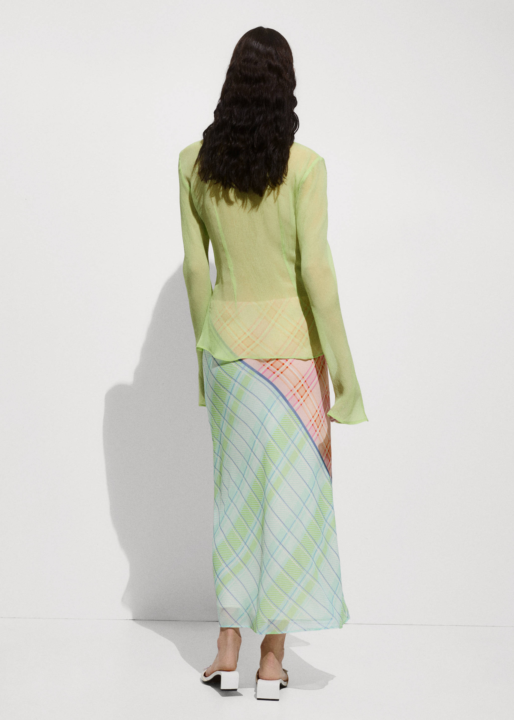 Jupe longue imprimée - Verso de l’article