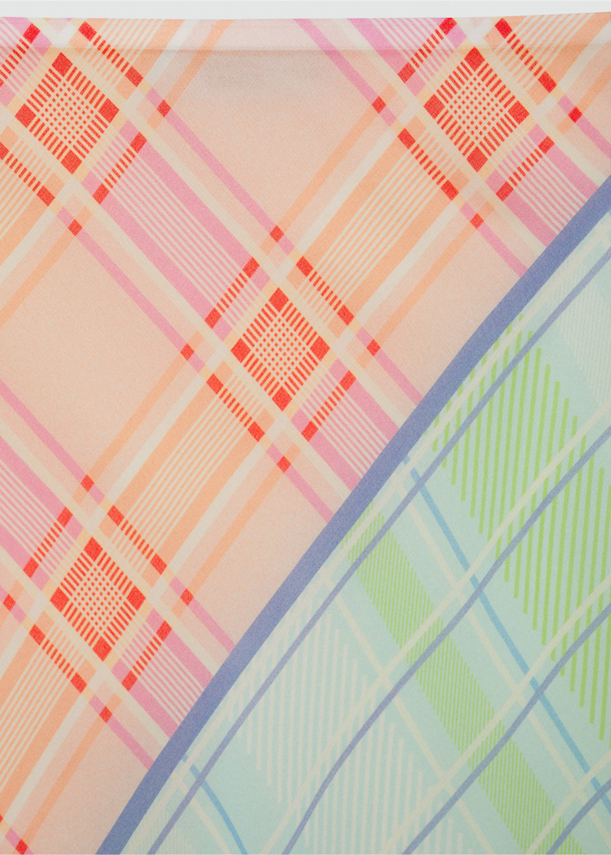 Jupe longue imprimée - Détail de l'article 8, Bleu. Ref: 77030384-00.