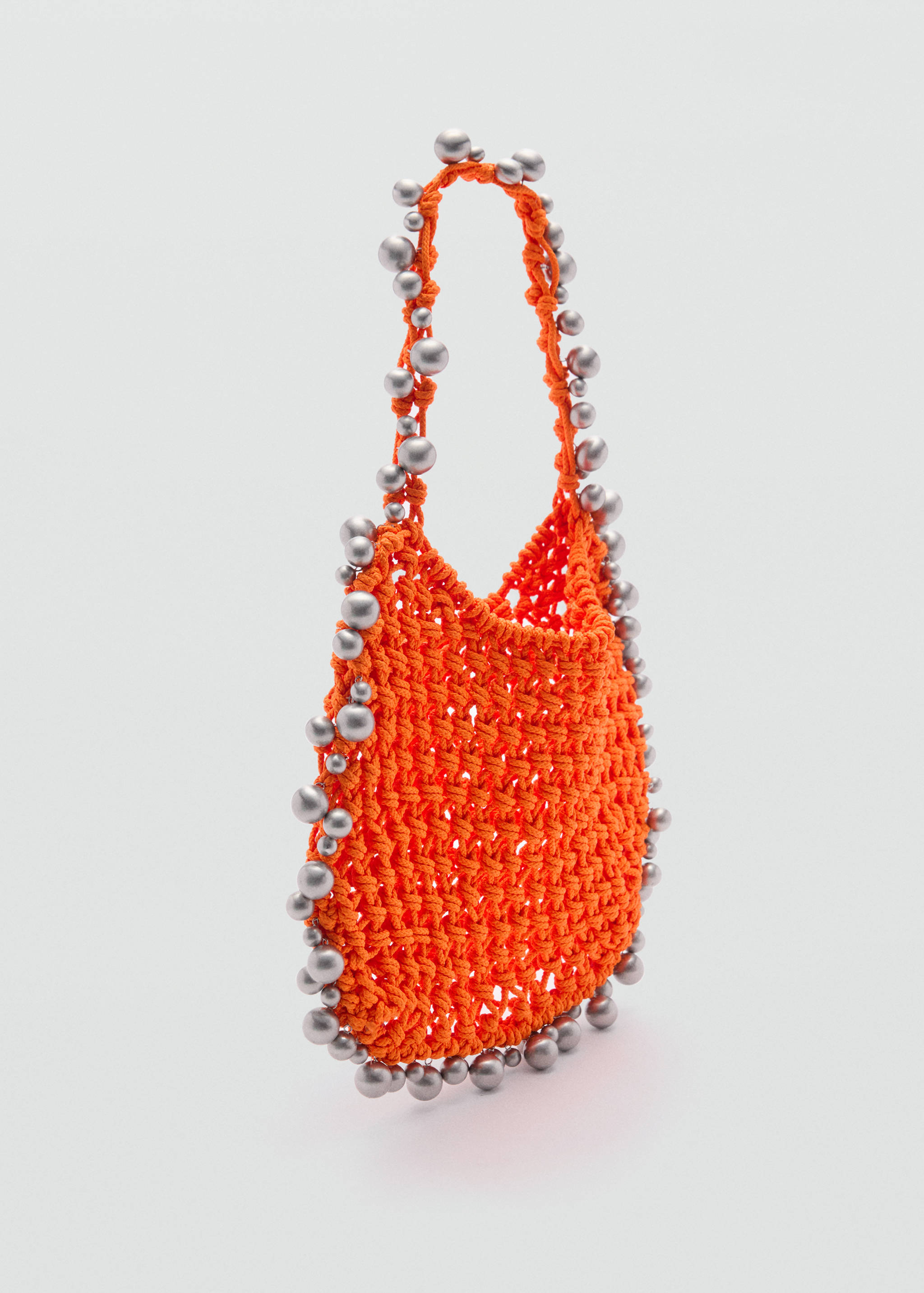 Beaded shopper bag - Medium plane