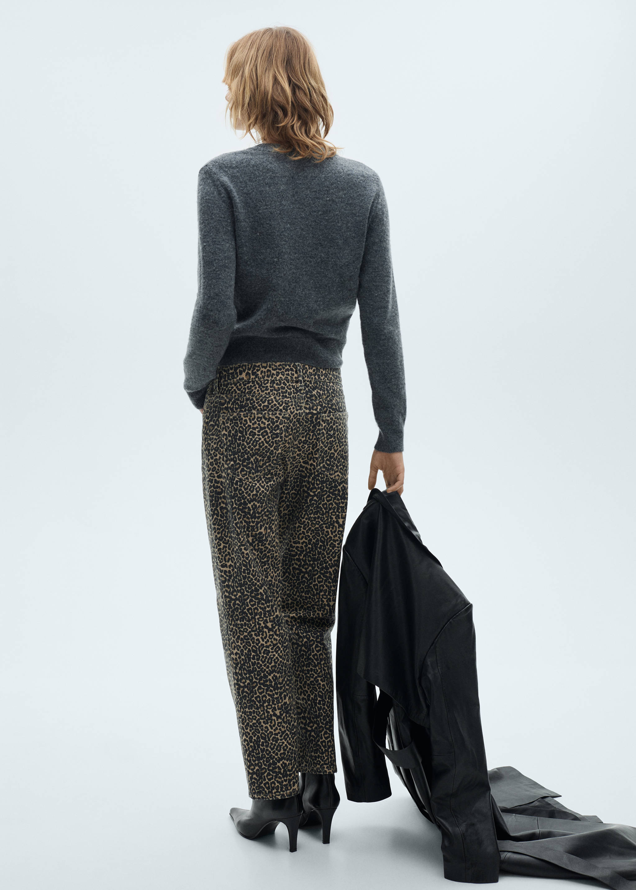 Τζιν ίσιο λεοπάρ - Πίσω όψη προϊόντος
