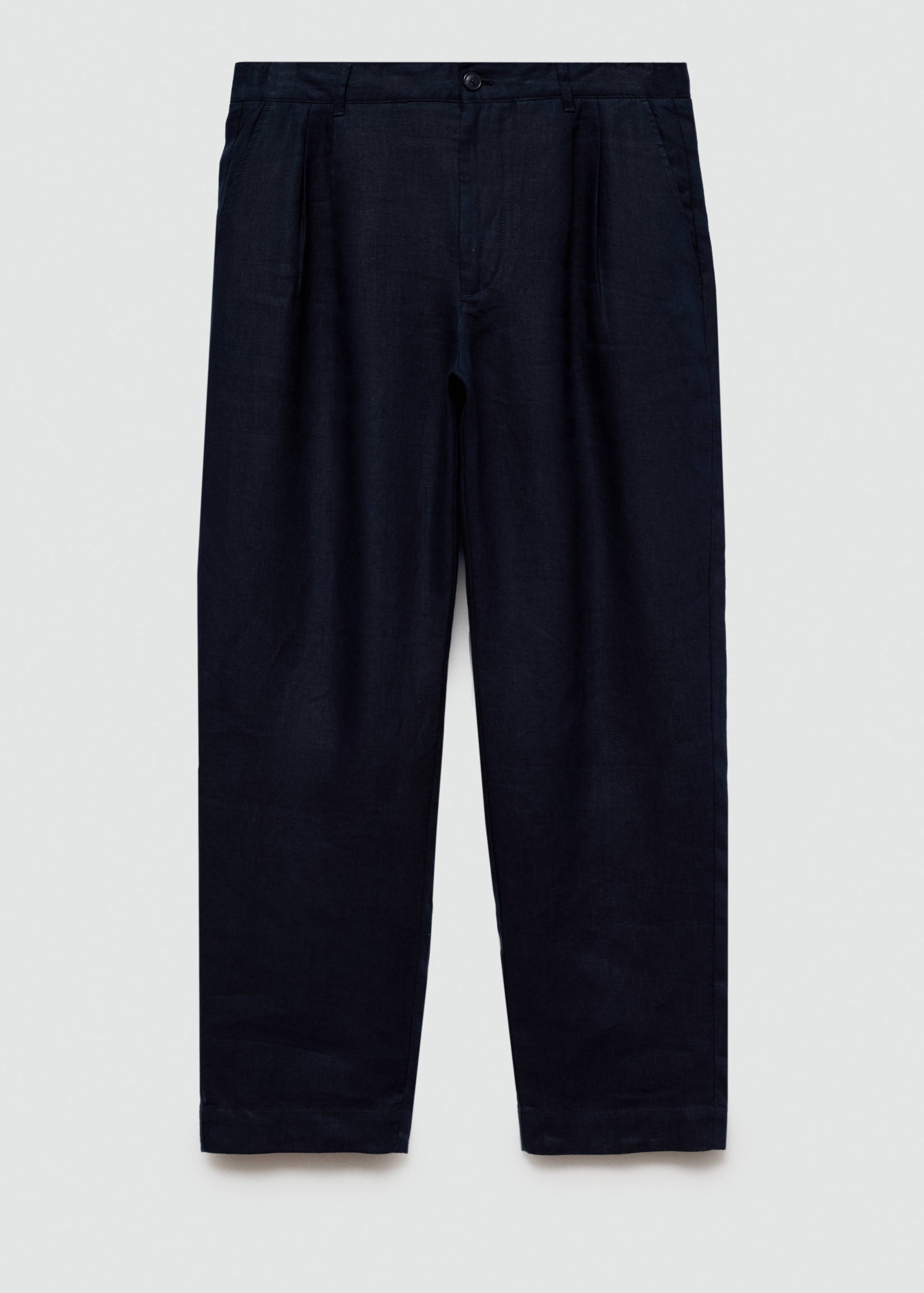 Relaxed-fit 100% linen pants - Article without model