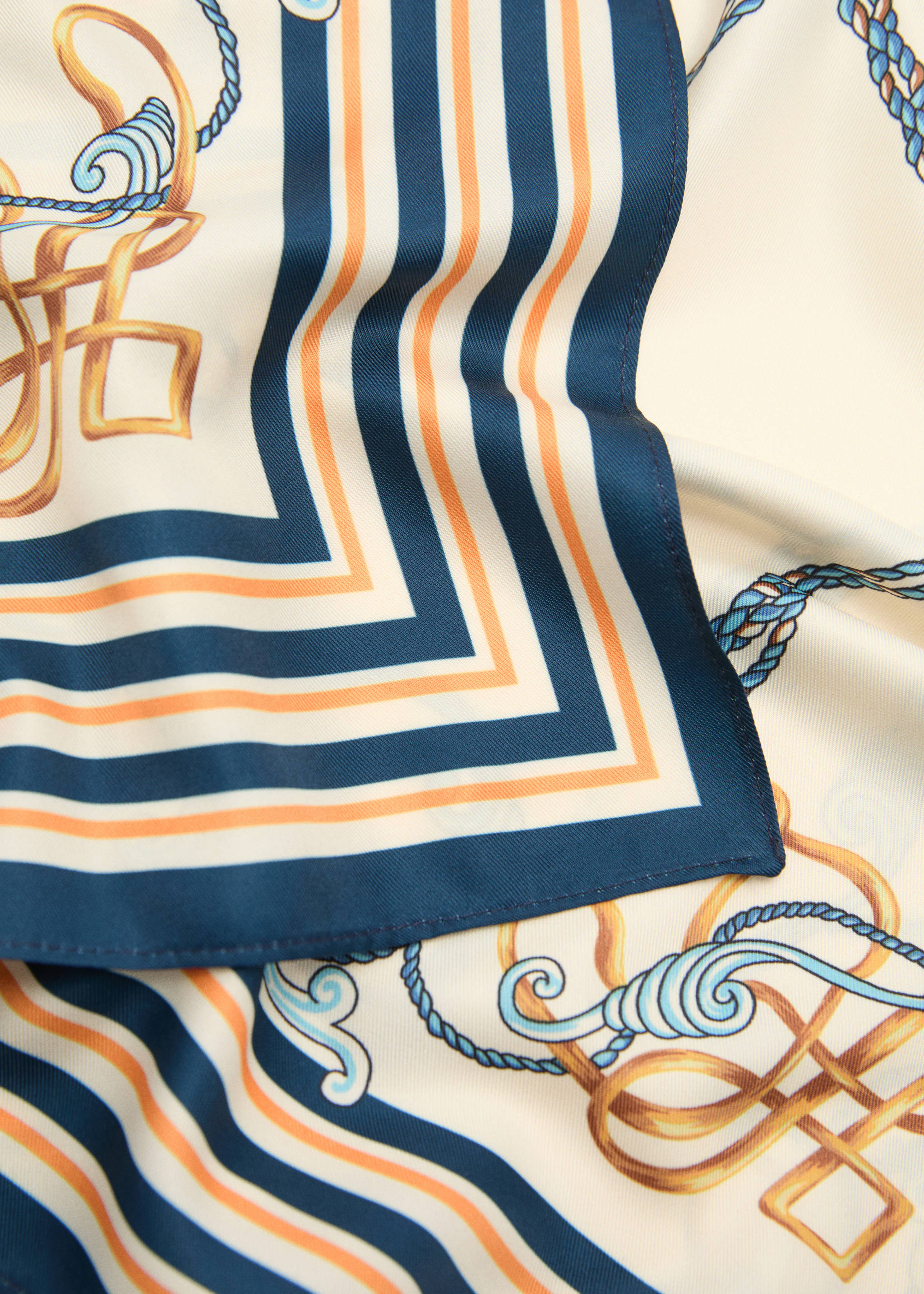 Multicolour print scarf - Medium plane