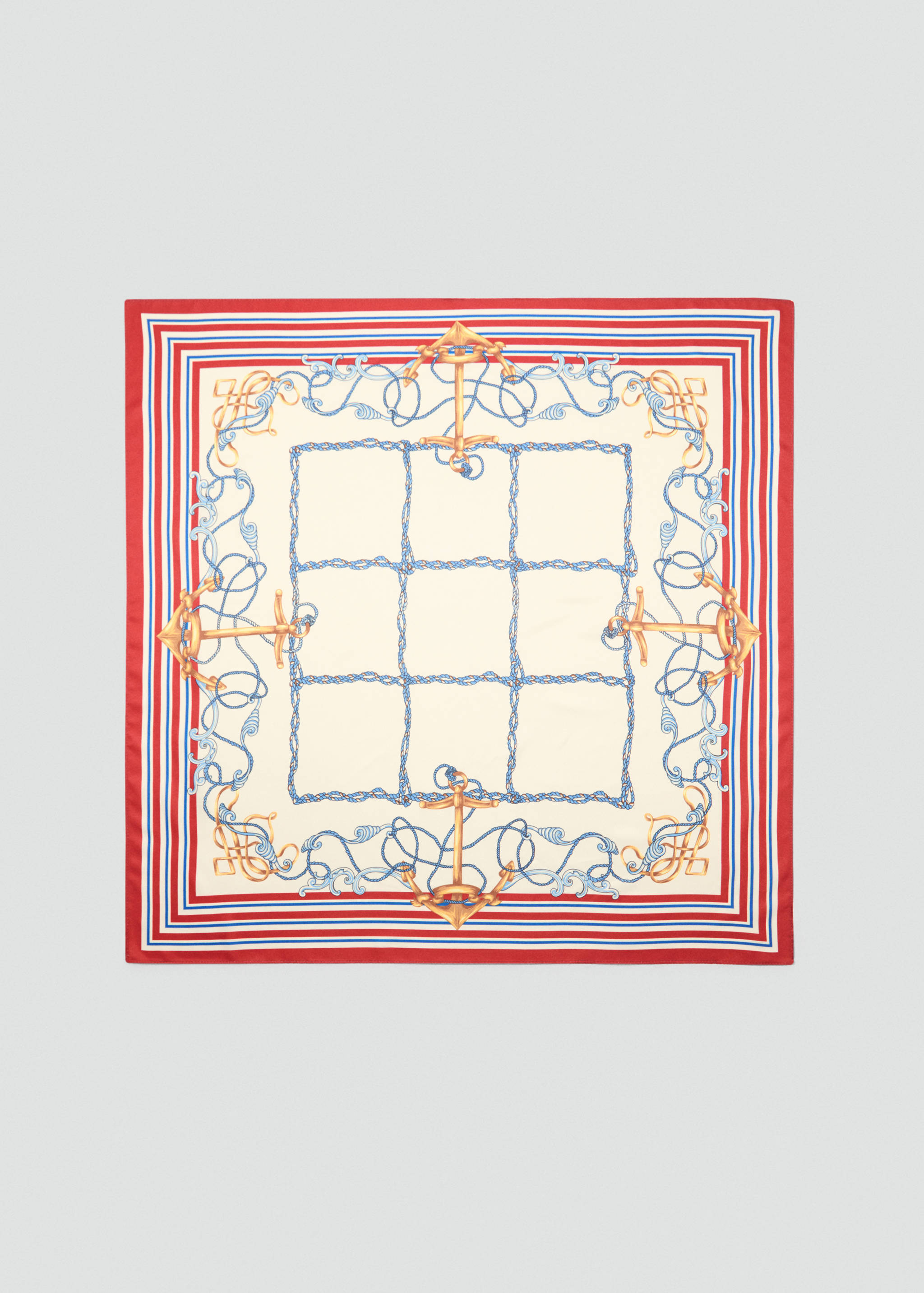 Multicolour print scarf - Article without model