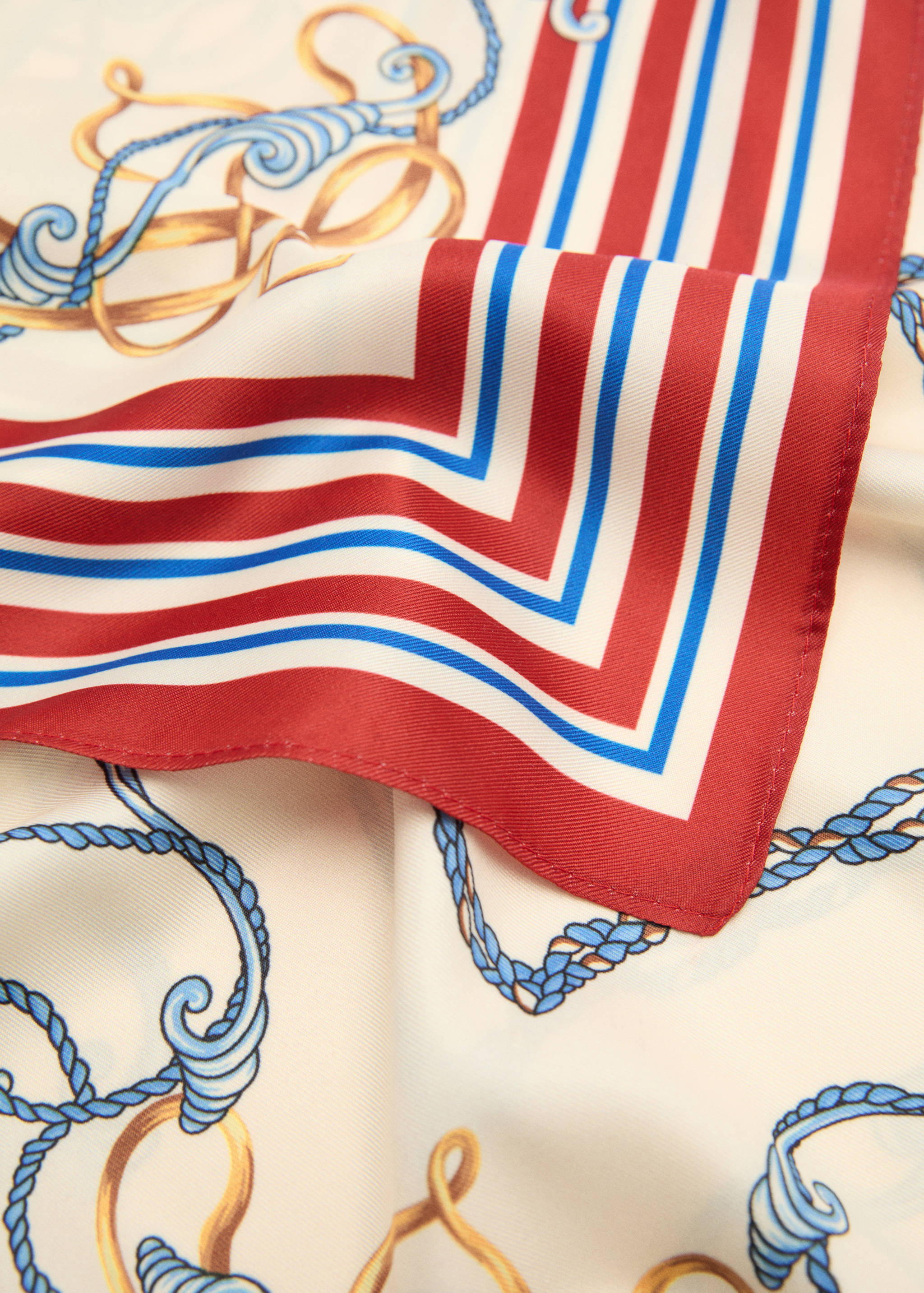 Multicolour print scarf - Medium plane