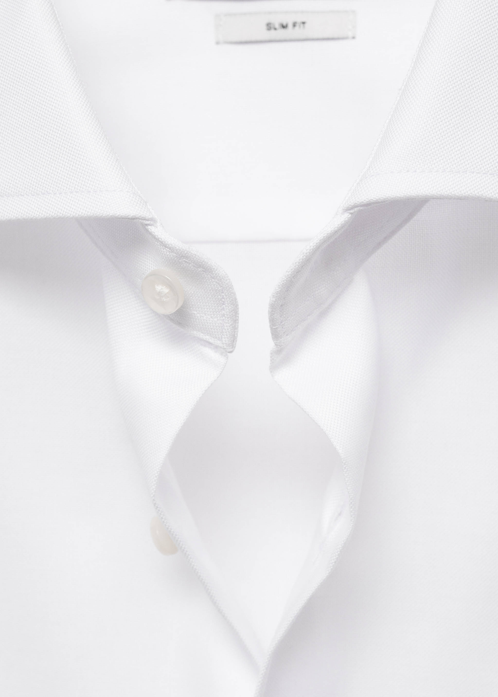 Chemise costume slim-fit coton structurée - Verso de l’article